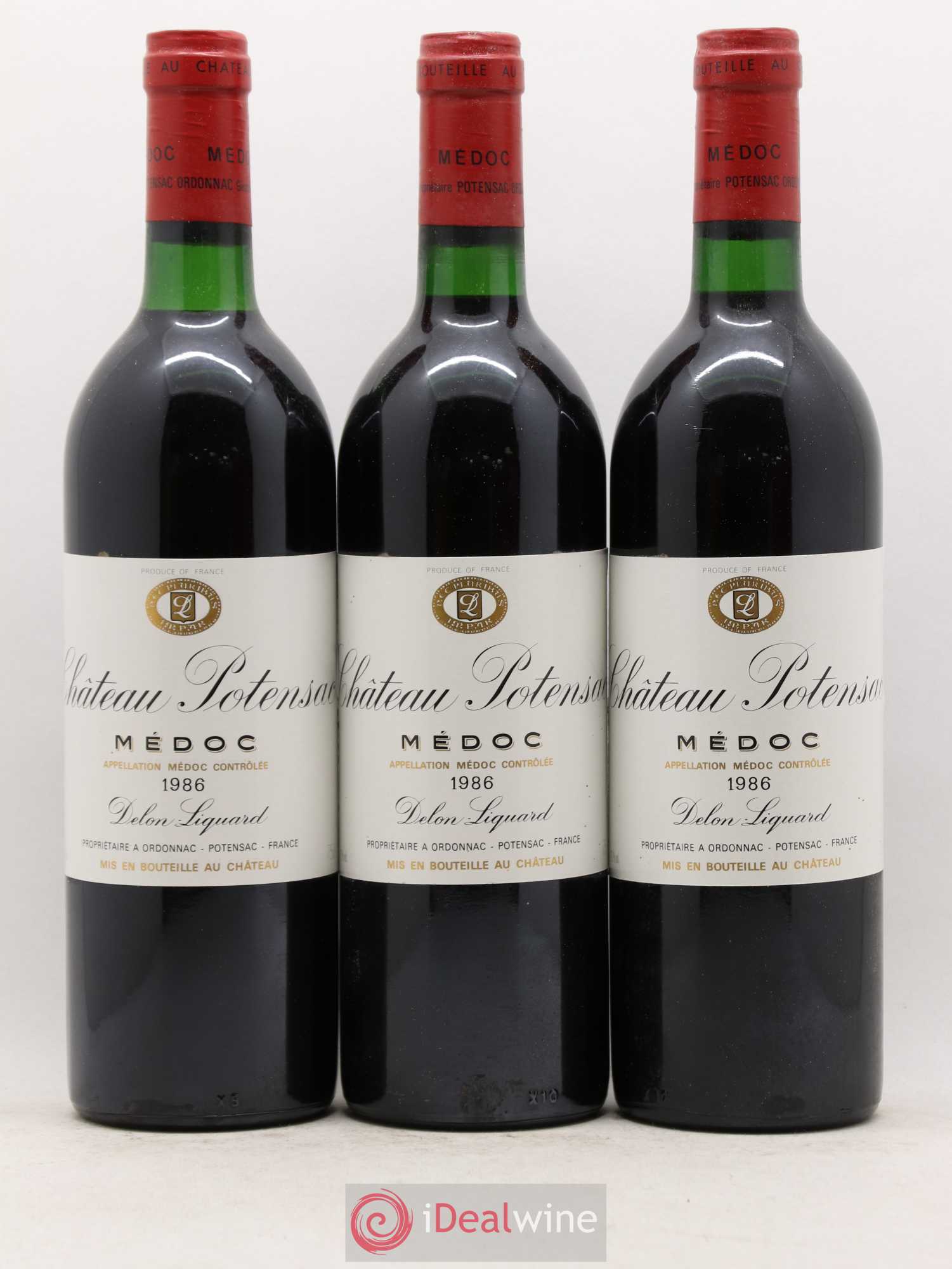 Château Potensac 1986 - Lot de 12 bouteilles - 4