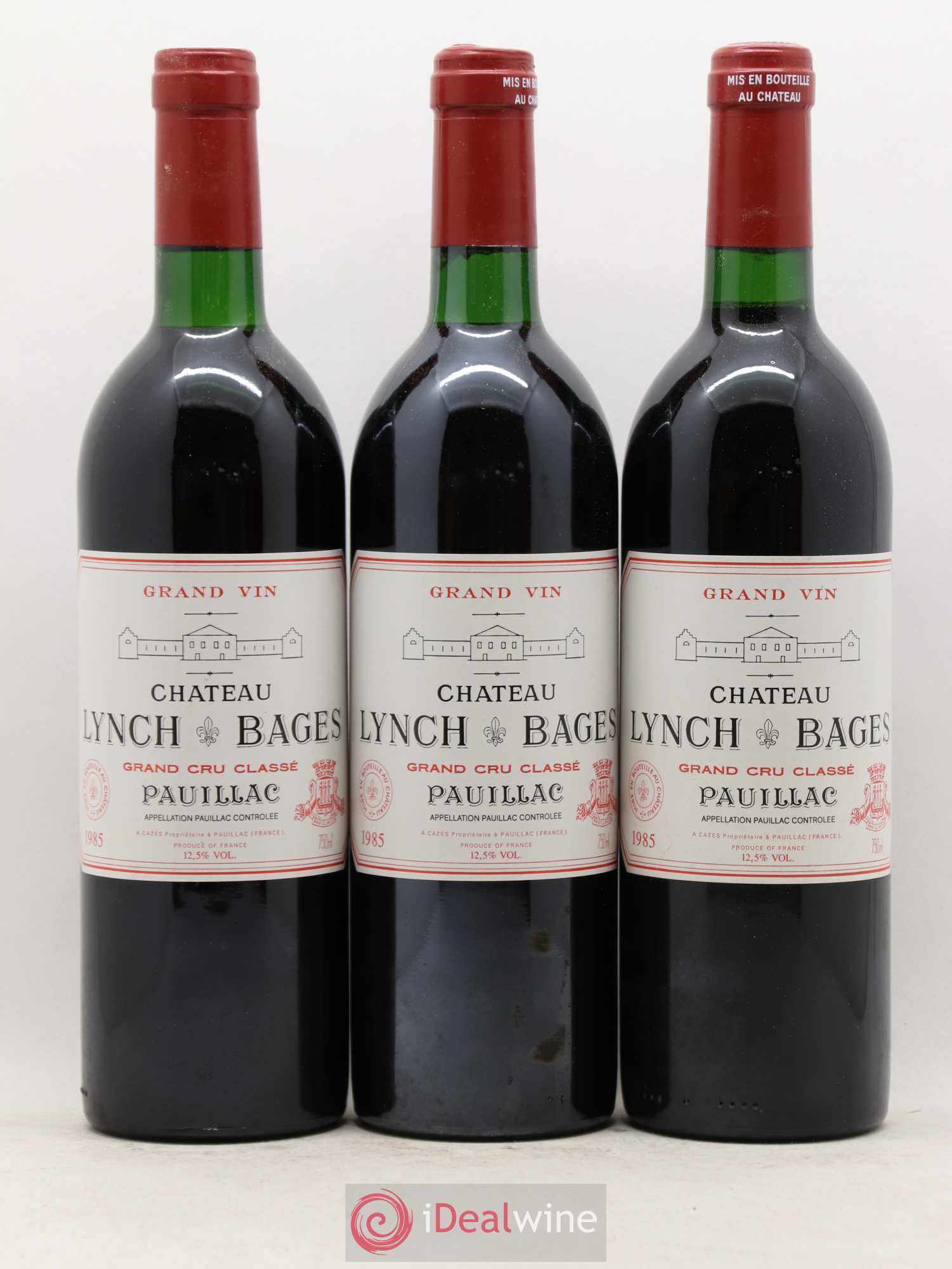 Château Lynch Bages 5ème Grand Cru Classé 1985 - Lot de 6 bouteilles - 2