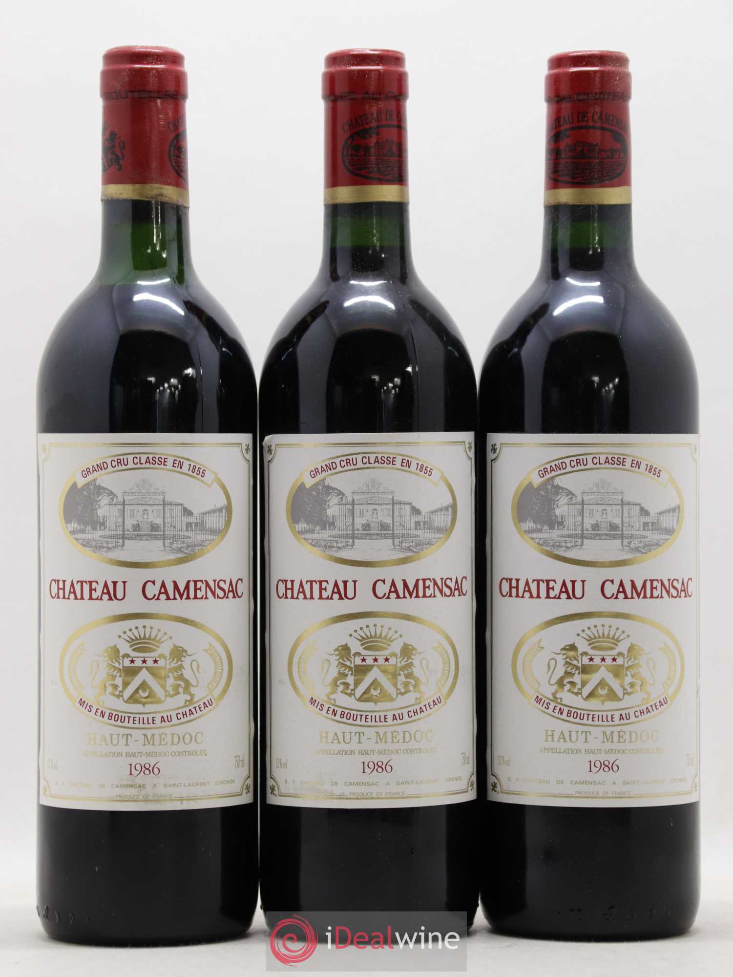 Château Camensac 5ème Grand Cru Classé 1986 - Lot de 12 bouteilles - 4