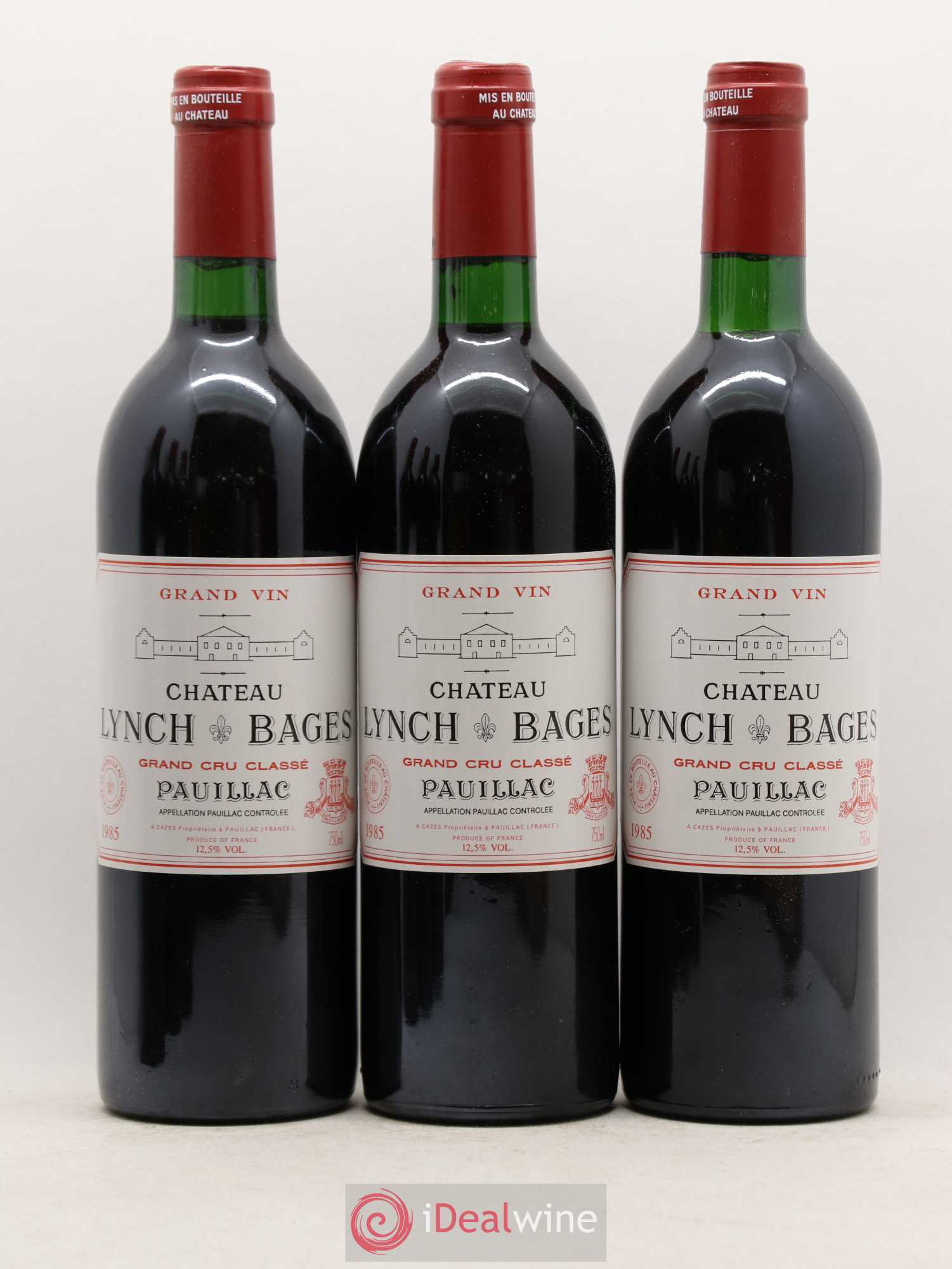 Château Lynch Bages 5ème Grand Cru Classé 1985 - Lot de 6 bouteilles - 2