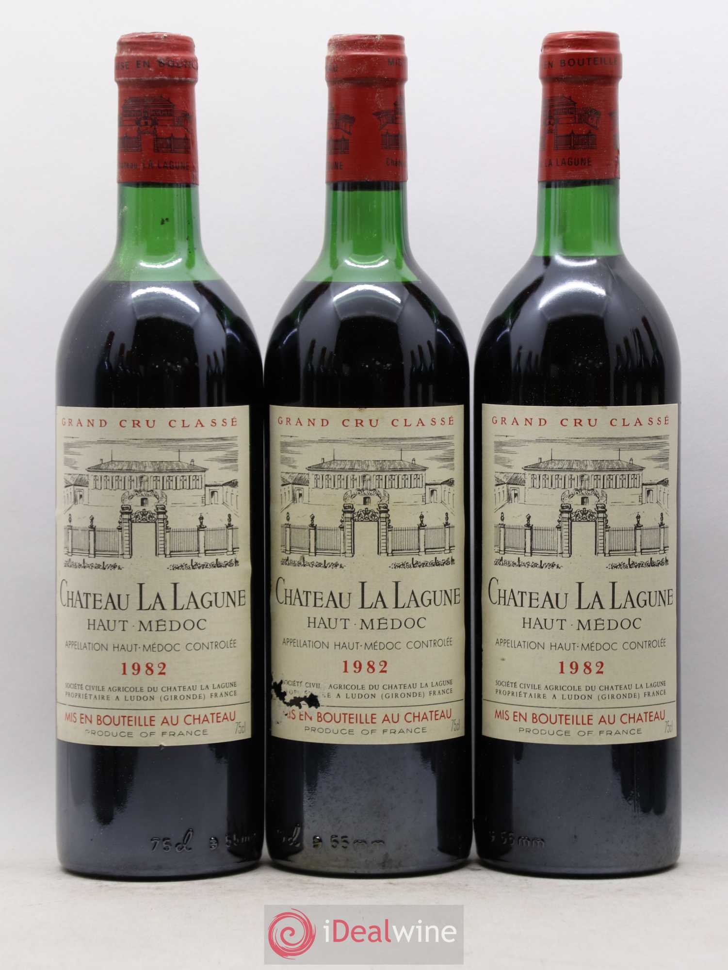 Château la Lagune 3ème Grand Cru Classé 1982 - Lot de 12 bouteilles - 1