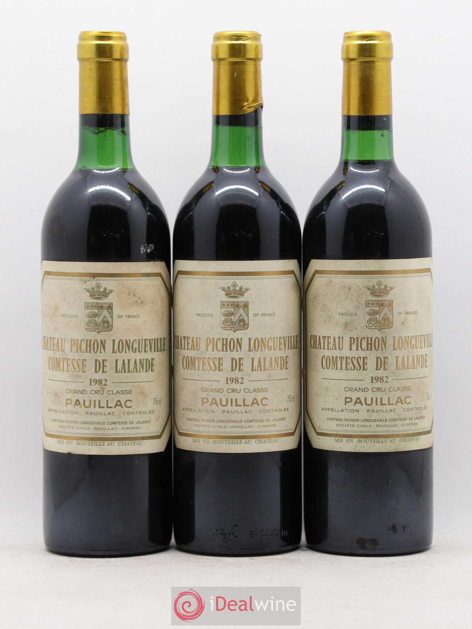 Château Pichon Longueville Comtesse de Lalande 2ème Grand Cru Classé 1982 - Lot de 12 bouteilles - 4