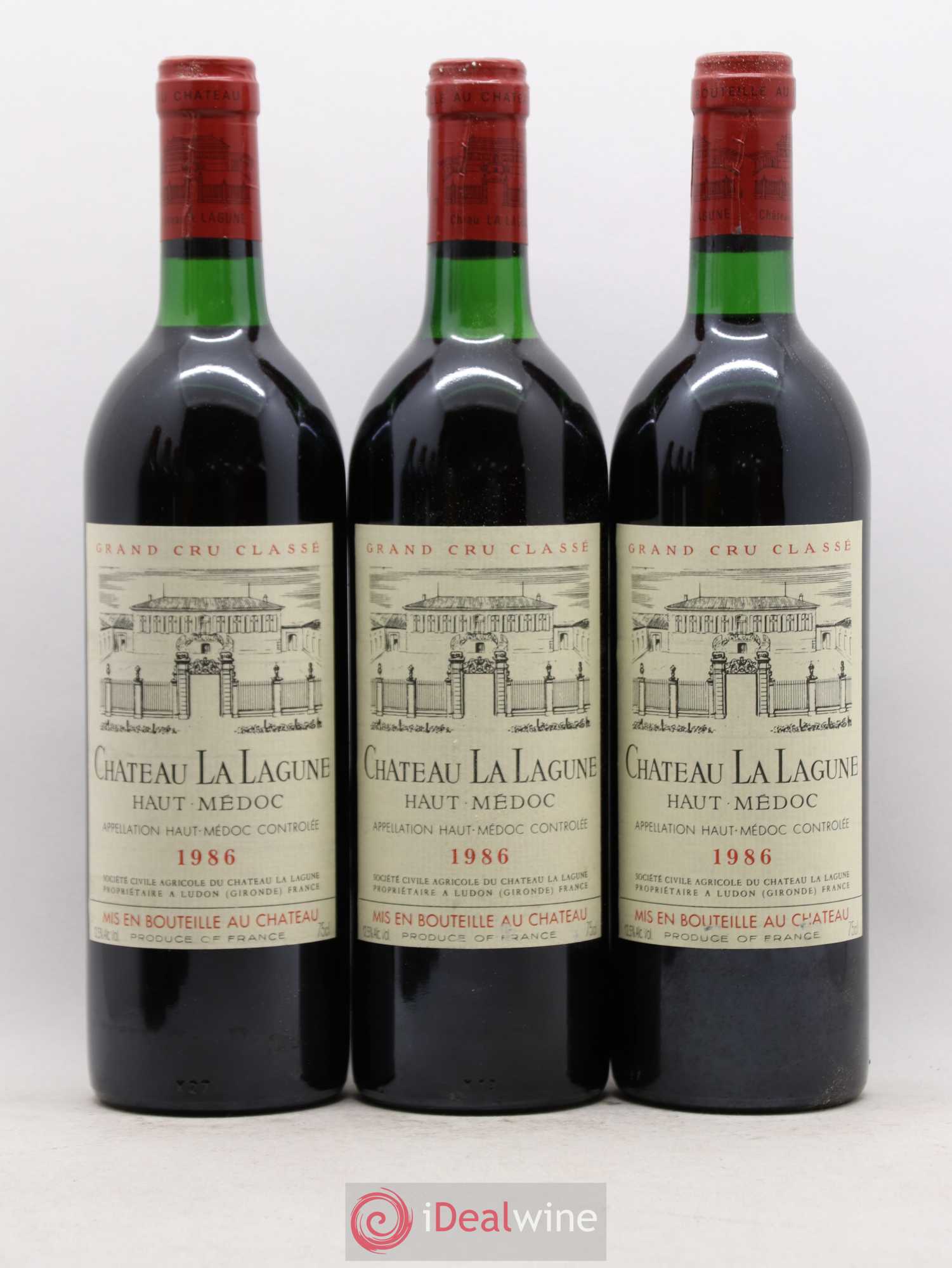Château la Lagune 3ème Grand Cru Classé 1986 - Lot de 12 bouteilles - 3