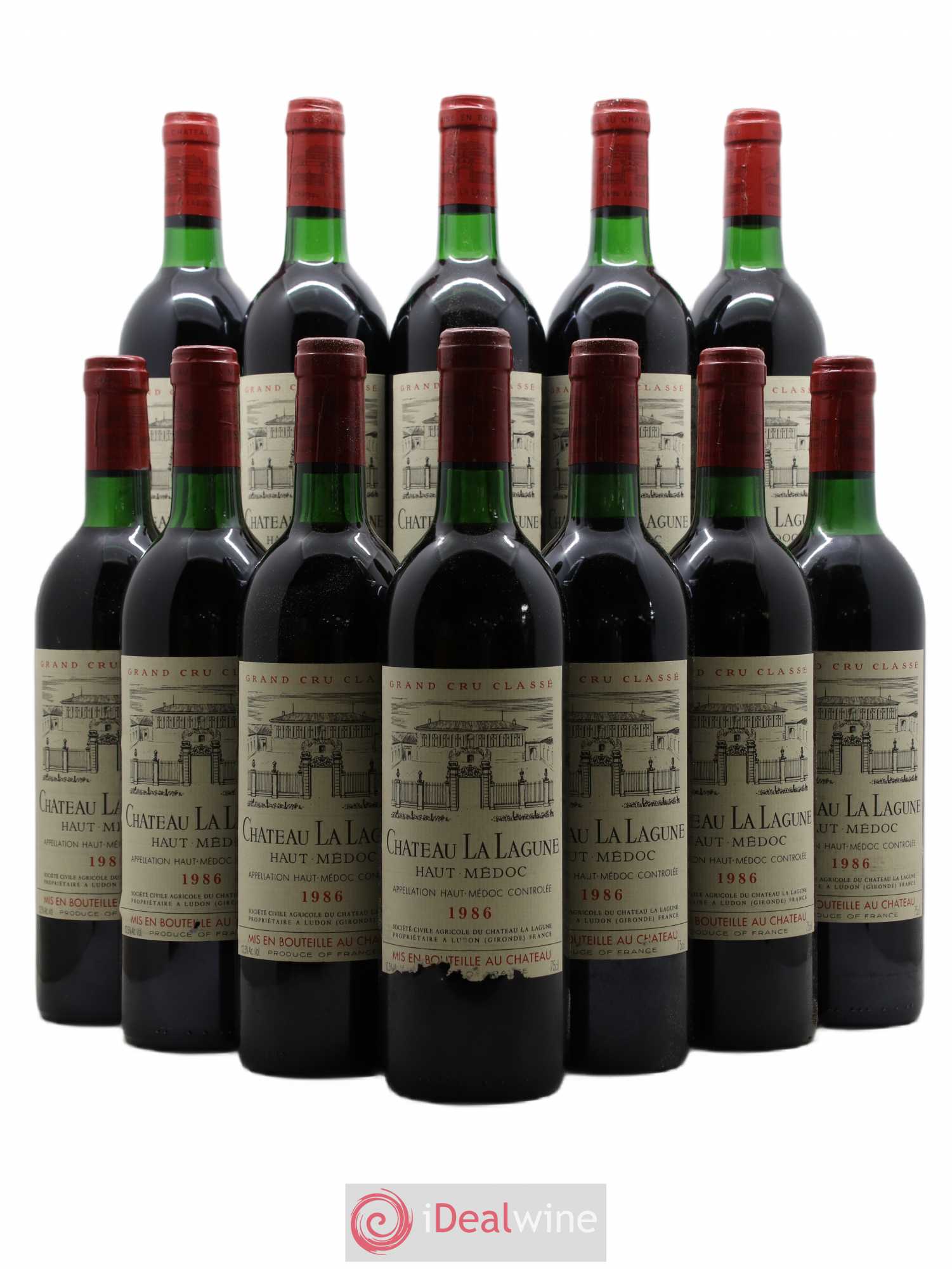 Château la Lagune 3ème Grand Cru Classé 1986 - Lot de 12 bouteilles - 0