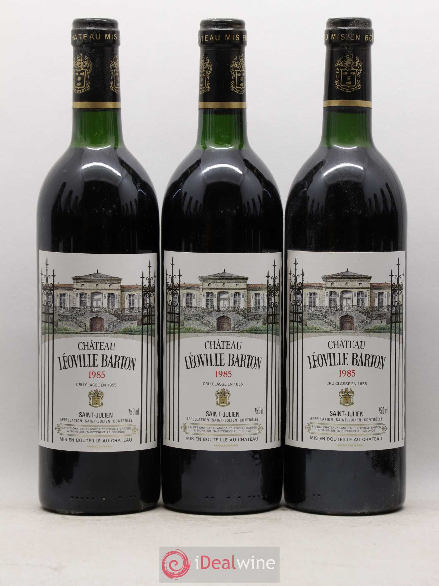 Château Léoville Barton 2ème Grand Cru Classé 1985 - Lot de 12 bouteilles - 1