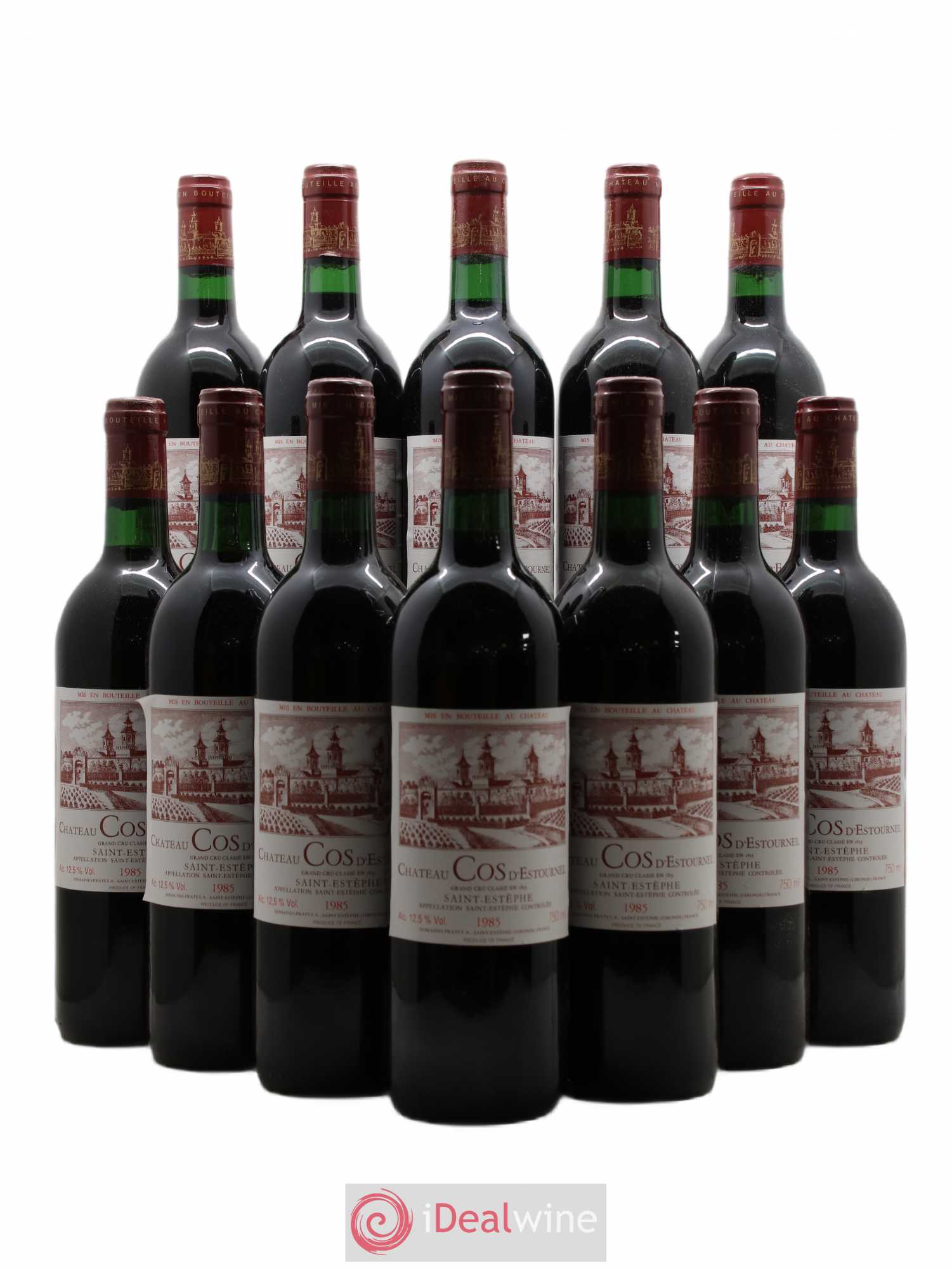 Cos d'Estournel 2ème Grand Cru Classé 1985 - Lot de 12 bouteilles - 0