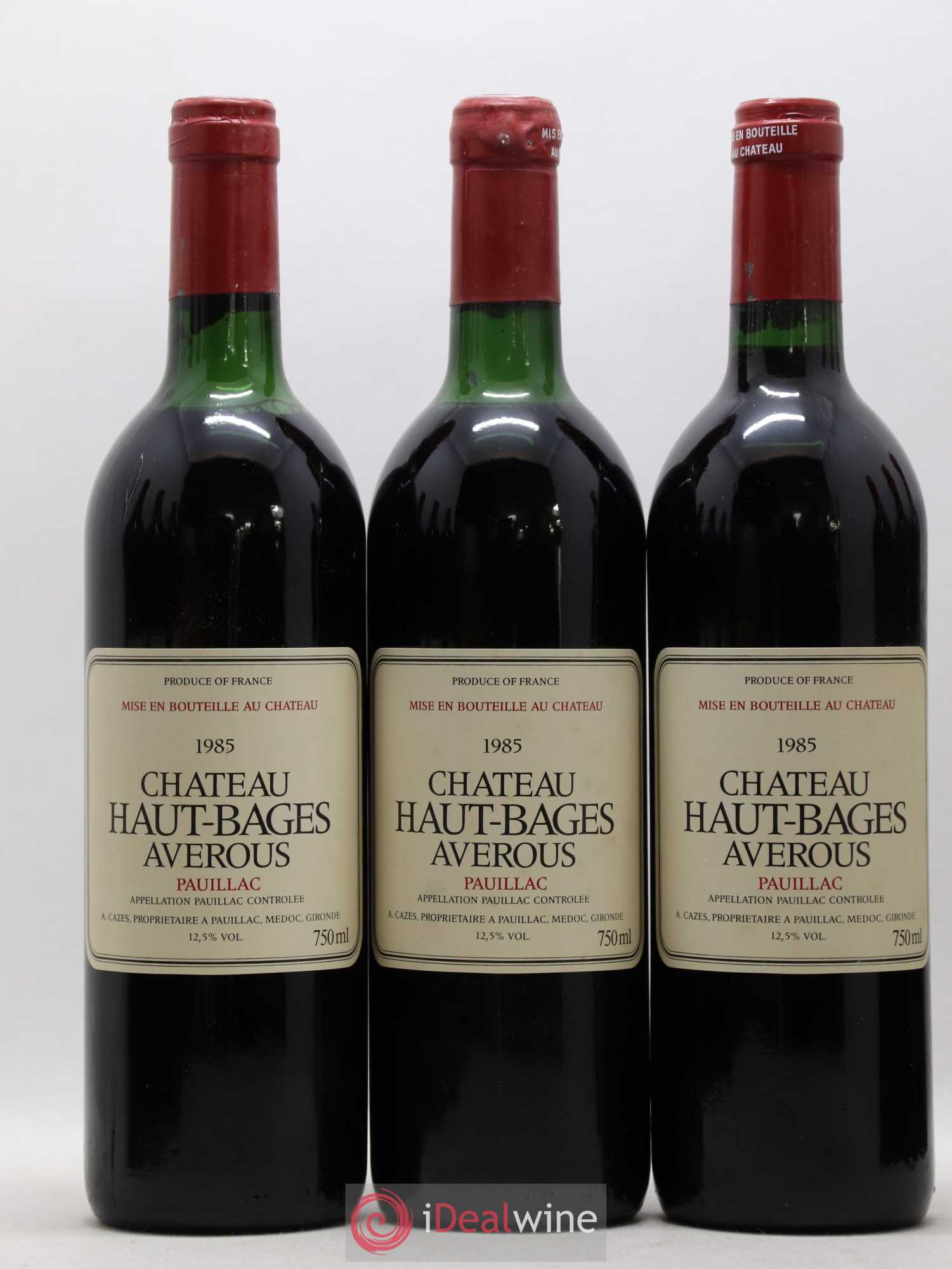 Château Haut Bages Averous Cru Bourgeois 1985 - Lot de 12 bouteilles - 2