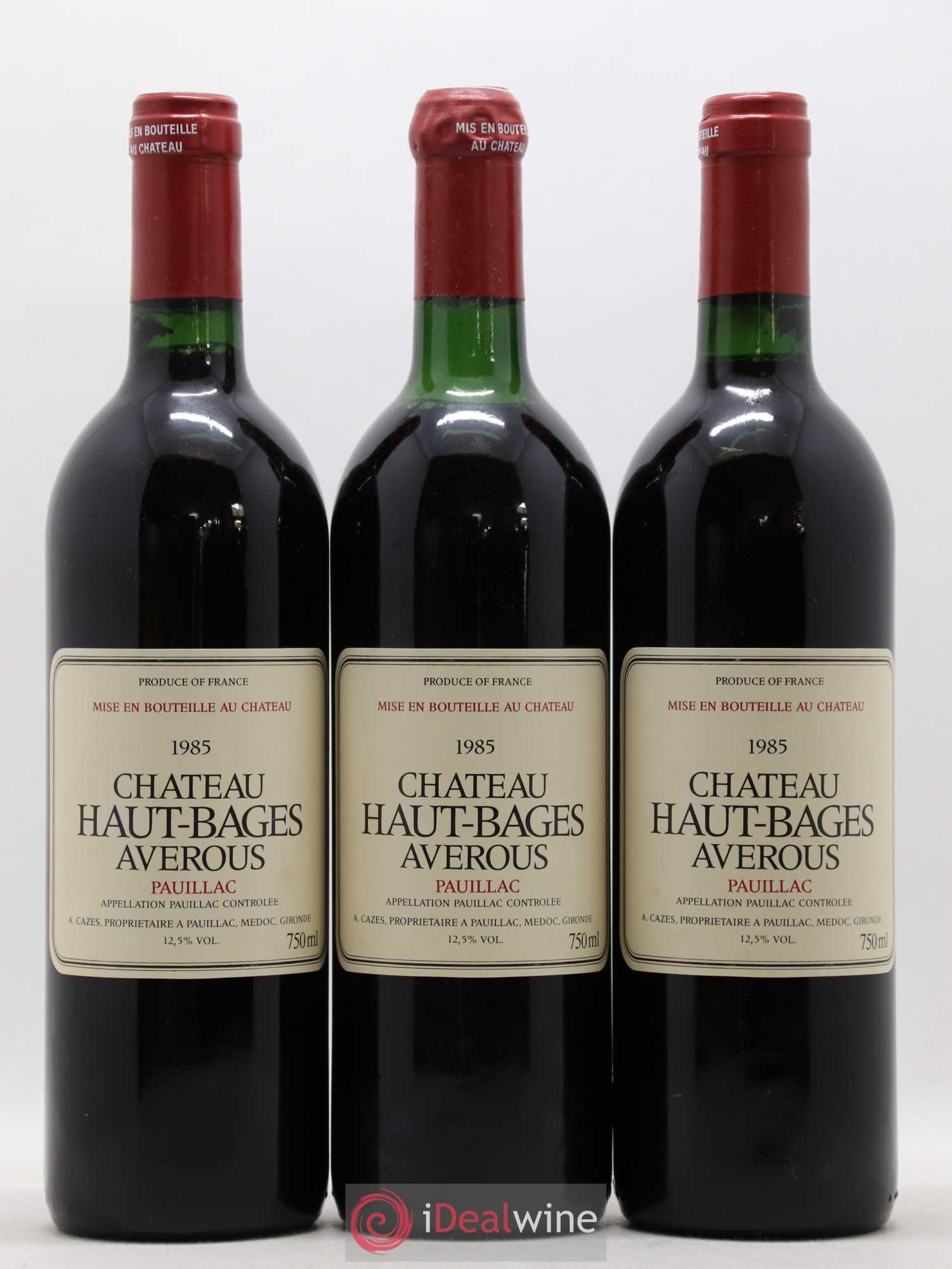 Château Haut Bages Averous Cru Bourgeois 1985 - Lot de 12 bouteilles - 4