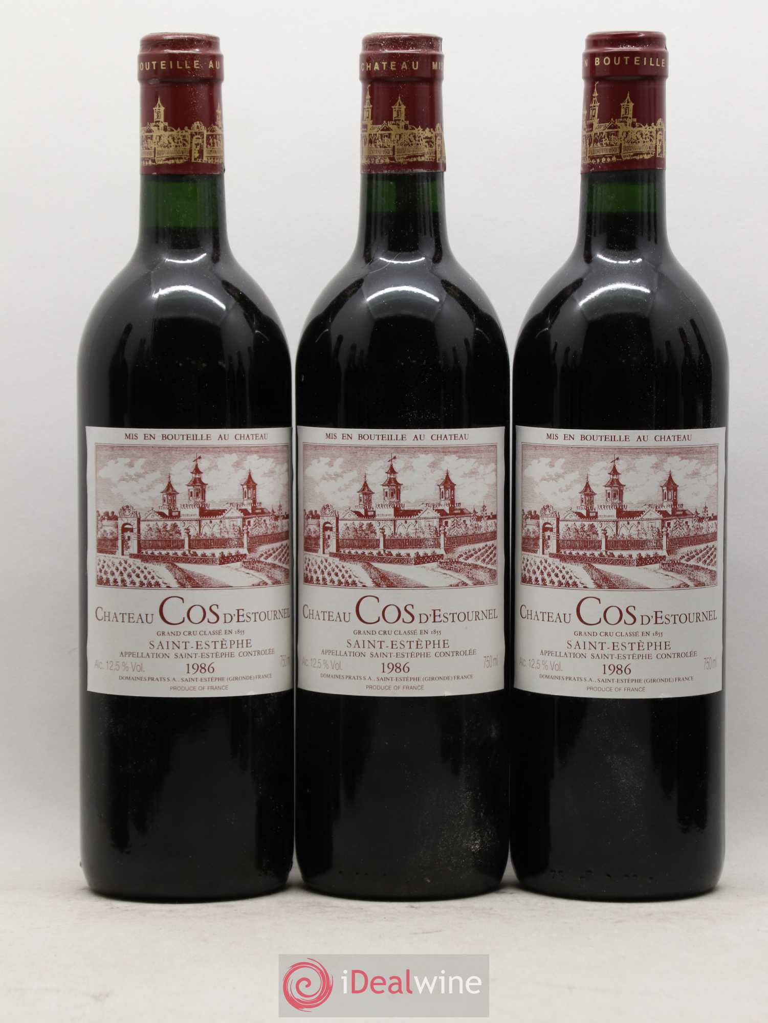 Cos d'Estournel 2ème Grand Cru Classé 1986 - Lot de 12 bouteilles - 1
