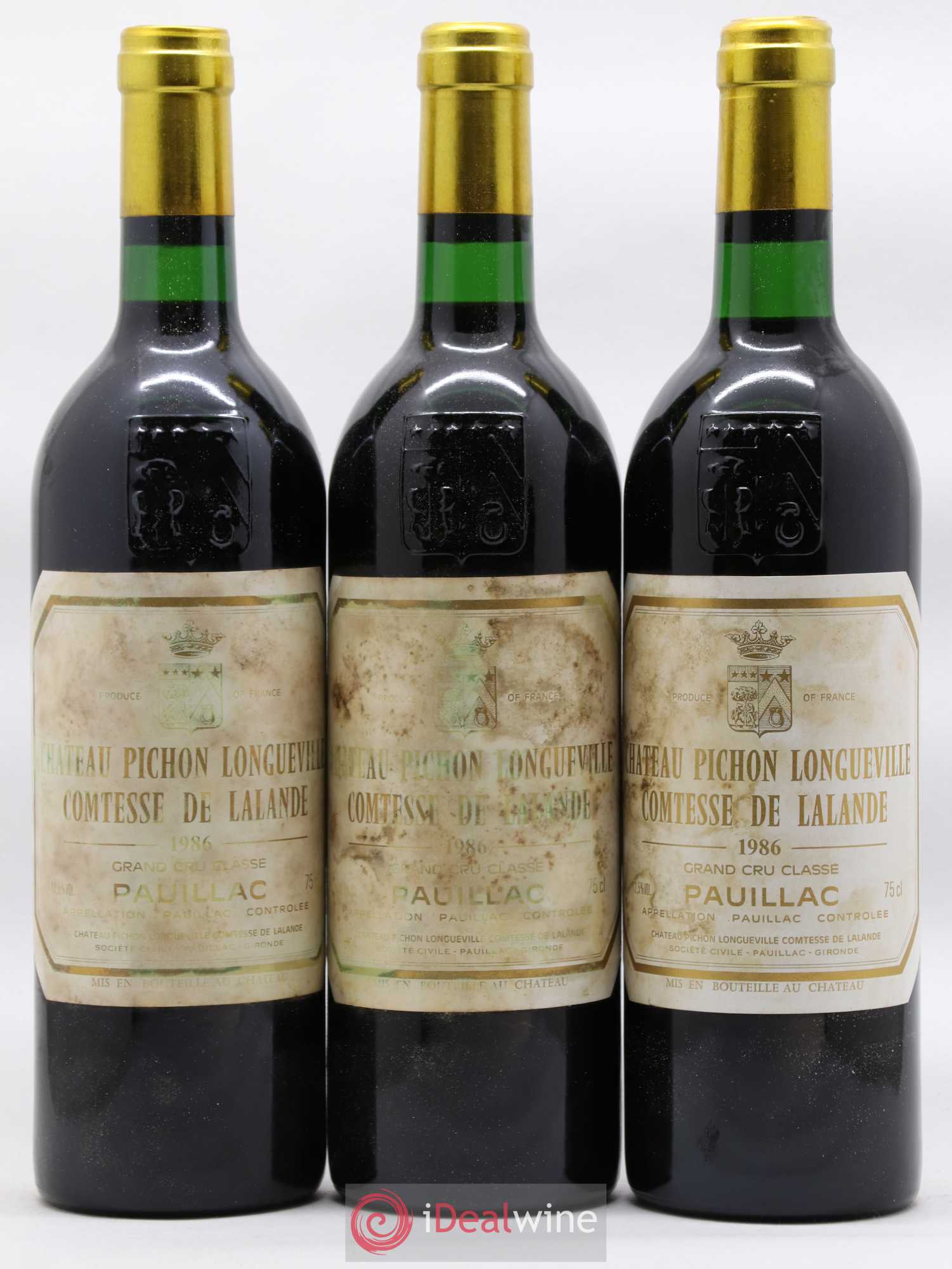 Château Pichon Longueville Comtesse de Lalande 2ème Grand Cru Classé 1986 - Lot de 12 bouteilles - 2
