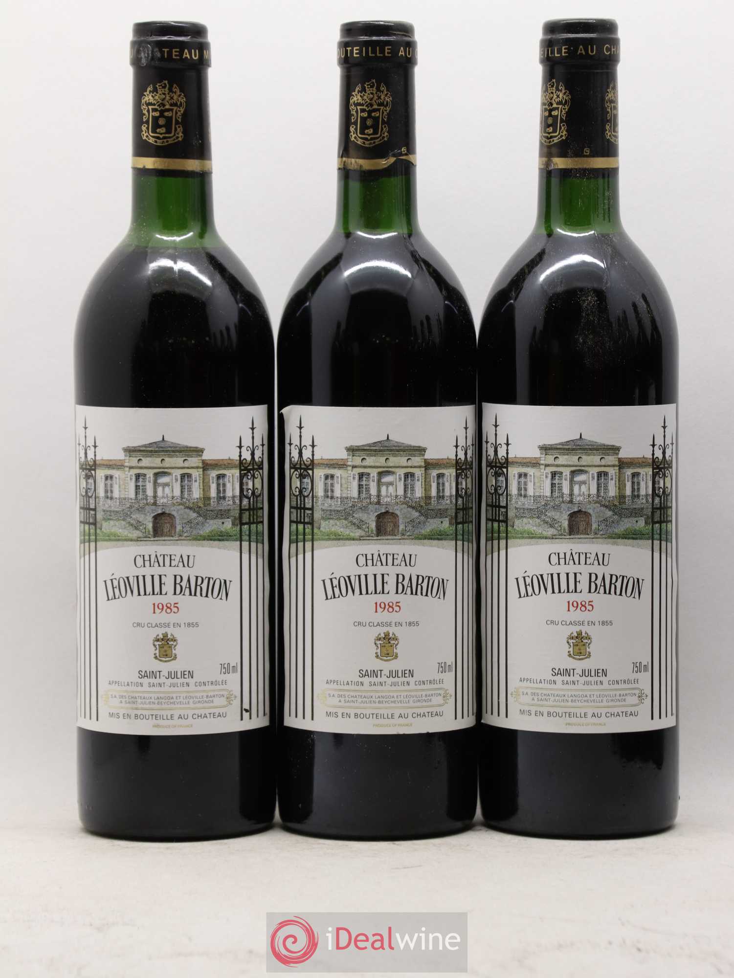 Château Léoville Barton 2ème Grand Cru Classé 1985 - Lot de 12 bouteilles - 1