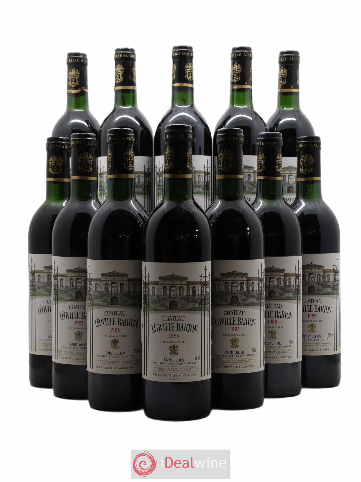 Château Léoville Barton 2ème Grand Cru Classé 1985 - Lot de 12 bouteilles - 0