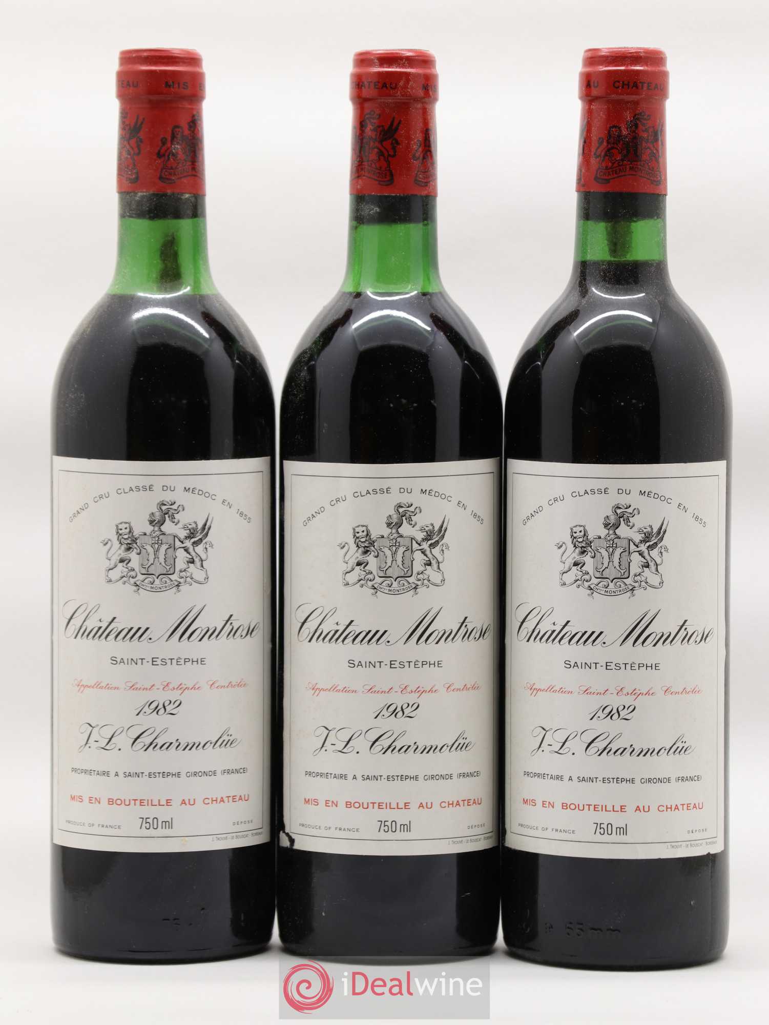 Château Montrose 2ème Grand Cru Classé 1982 - Lot de 12 bouteilles - 1