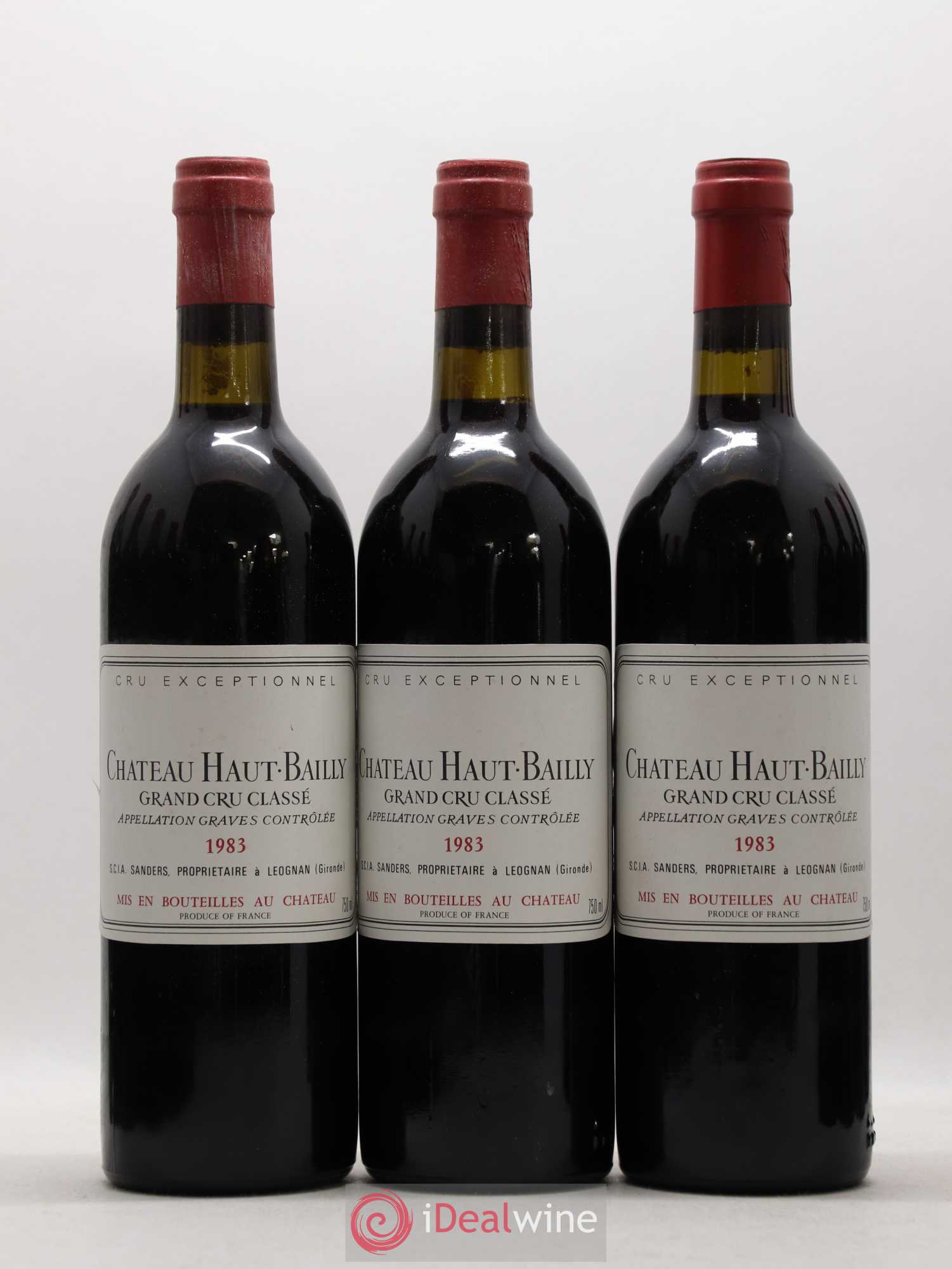 Château Haut-Bailly Cru Classé de Graves 1983 - Lot of 12 bottles - 1