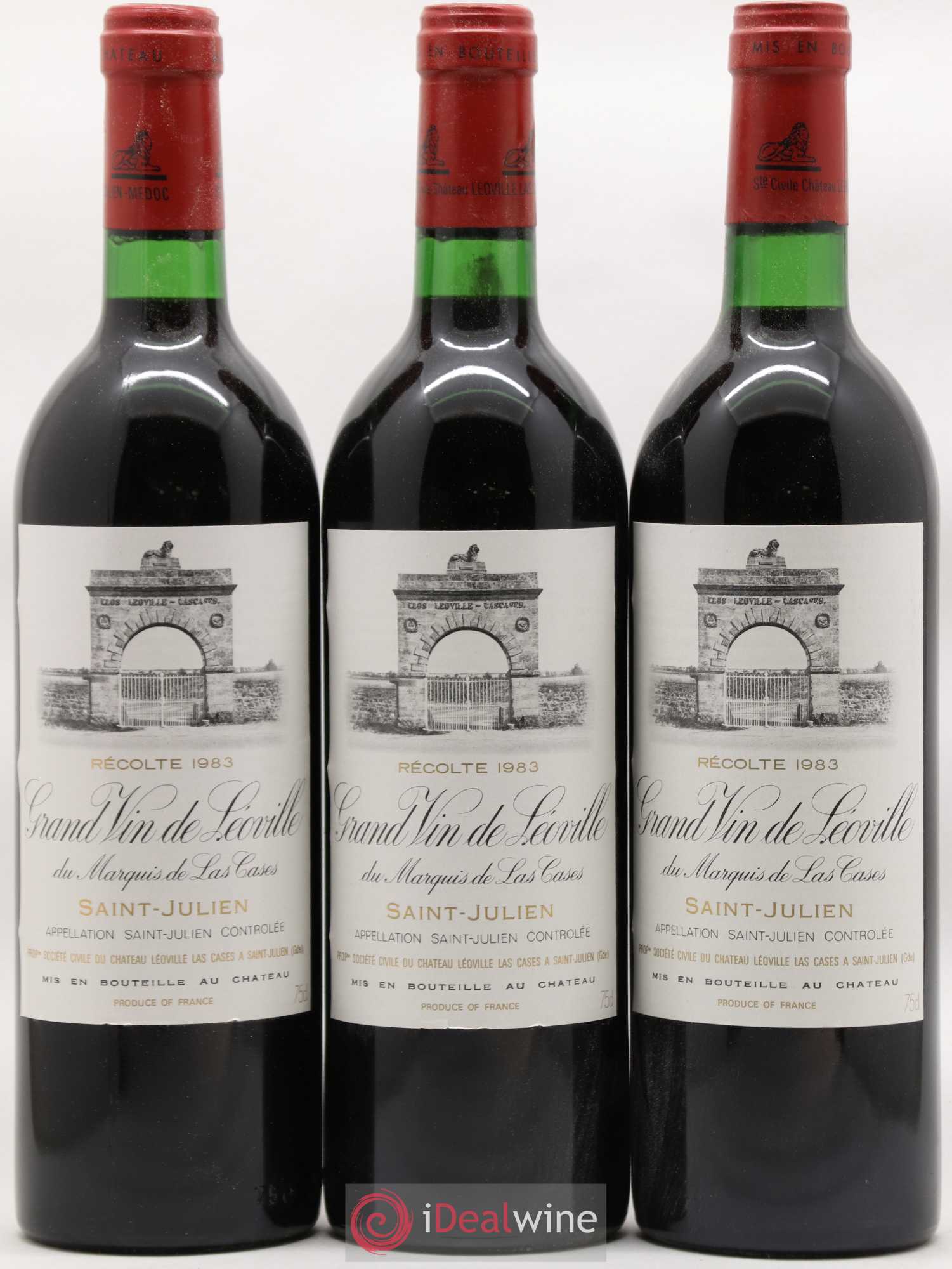 Château Léoville Las Cases 2ème Grand Cru Classé 1983 - Lot de 12 bouteilles - 2
