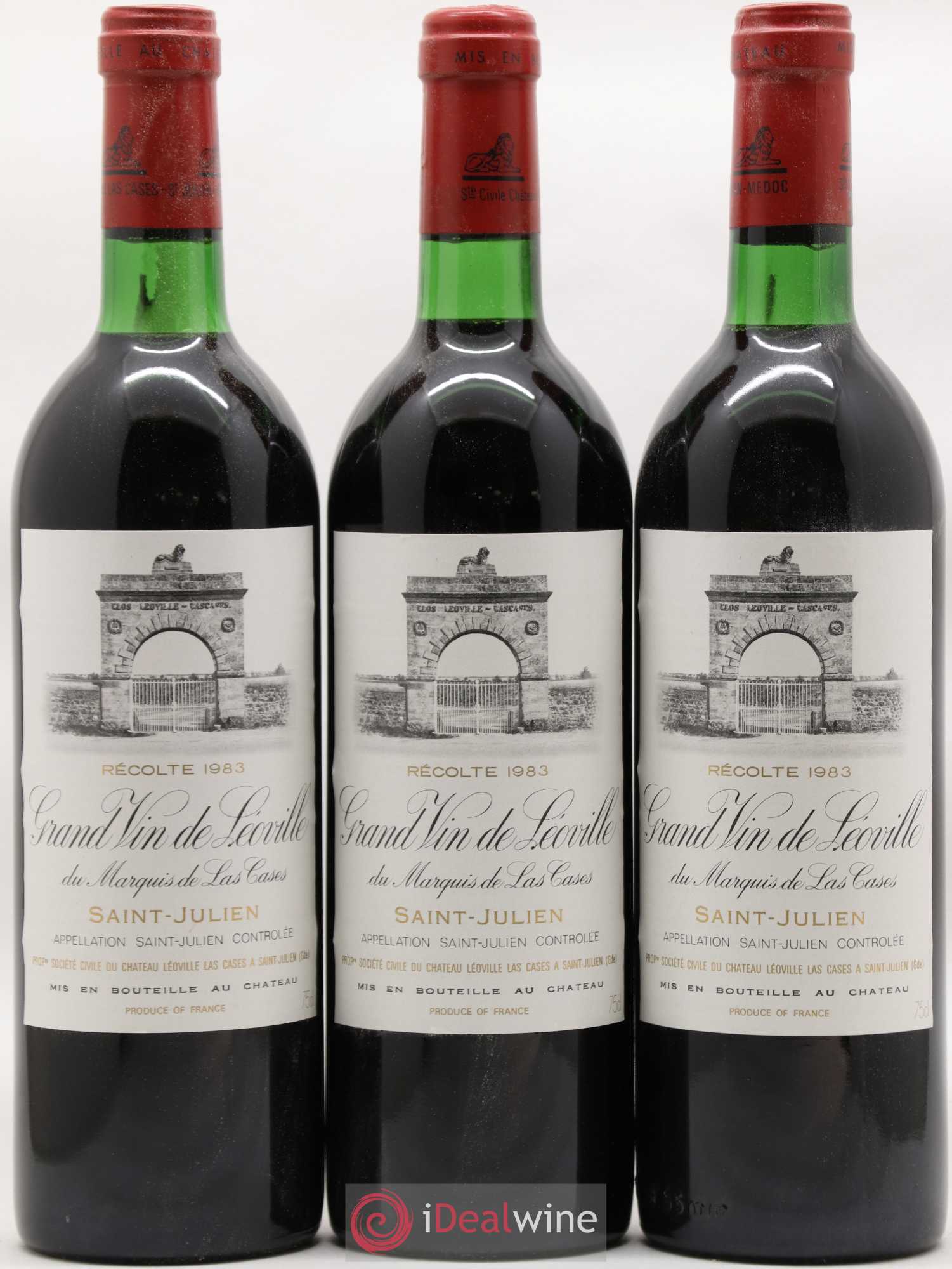 Château Léoville Las Cases 2ème Grand Cru Classé 1983 - Lot de 12 bouteilles - 3
