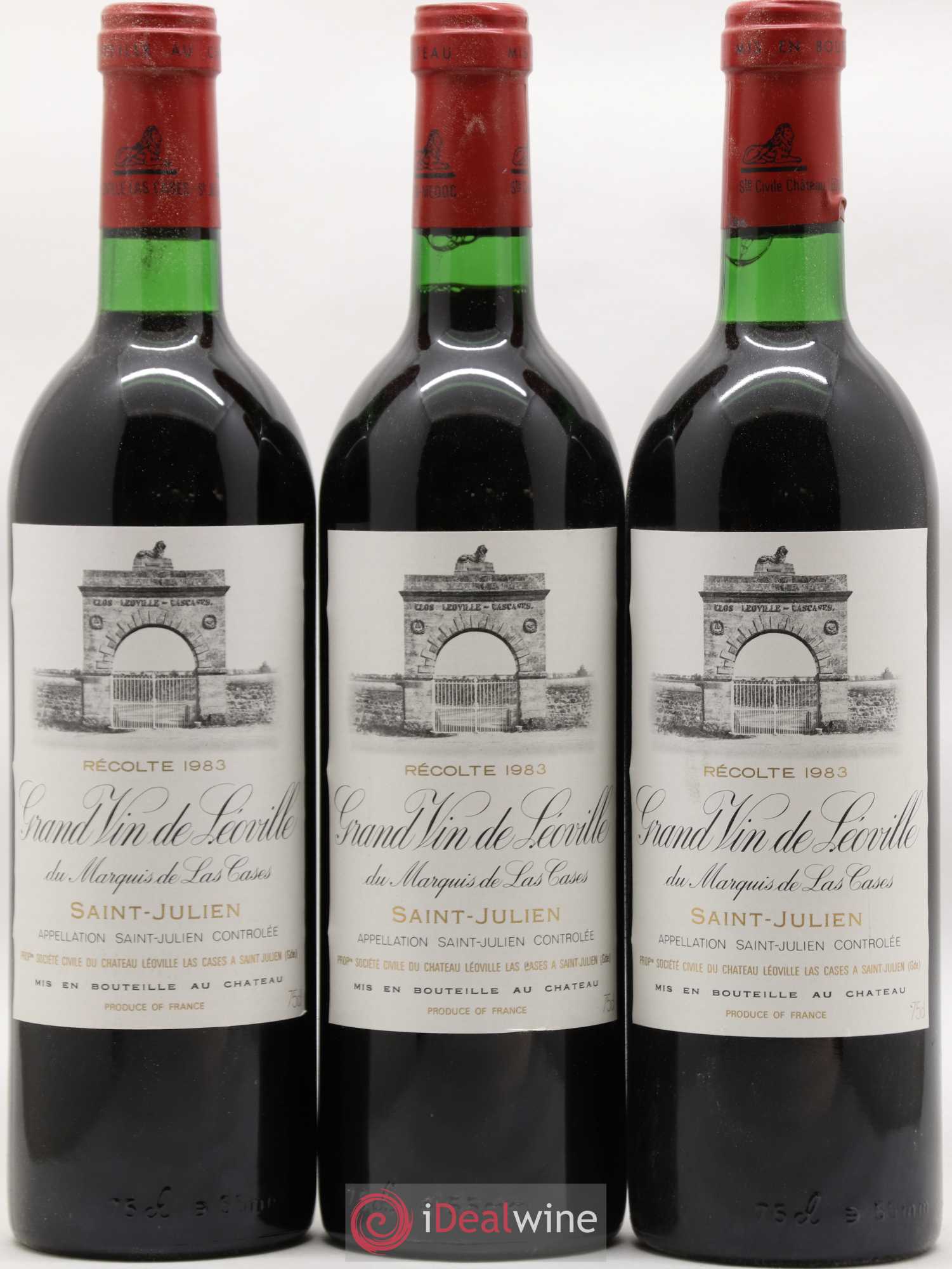 Château Léoville Las Cases 2ème Grand Cru Classé 1983 - Lot de 12 bouteilles - 4