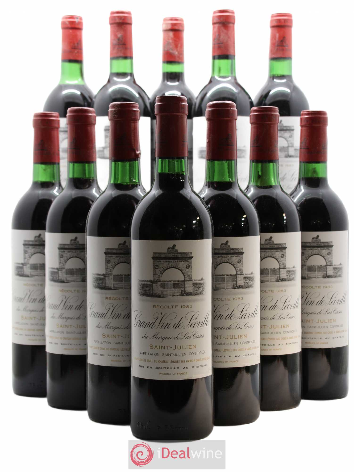 Château Léoville Las Cases 2ème Grand Cru Classé 1983 - Lot de 12 bouteilles - 0
