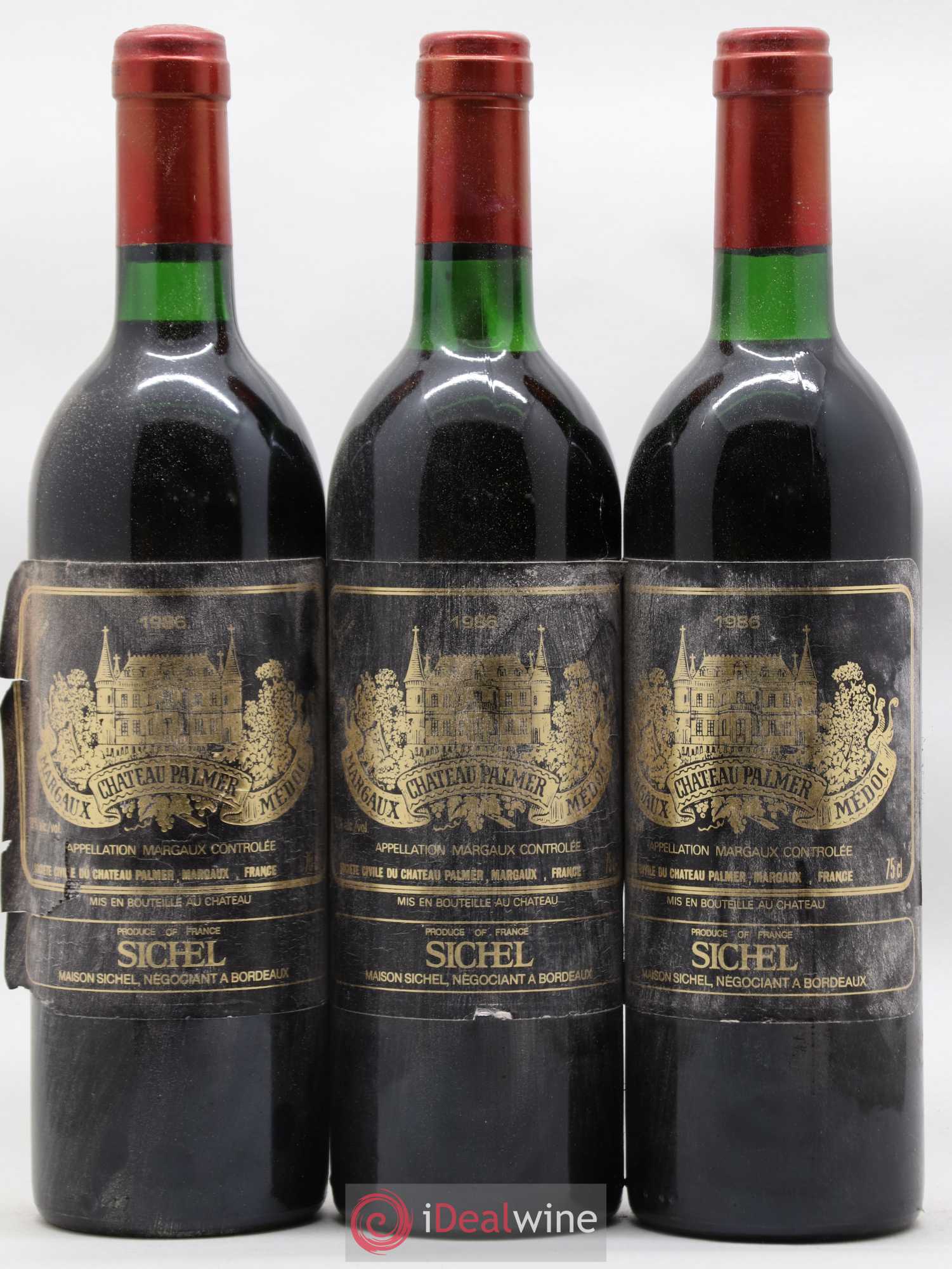 Château Palmer 3ème Grand Cru Classé 1986 - Lot de 12 bouteilles - 2