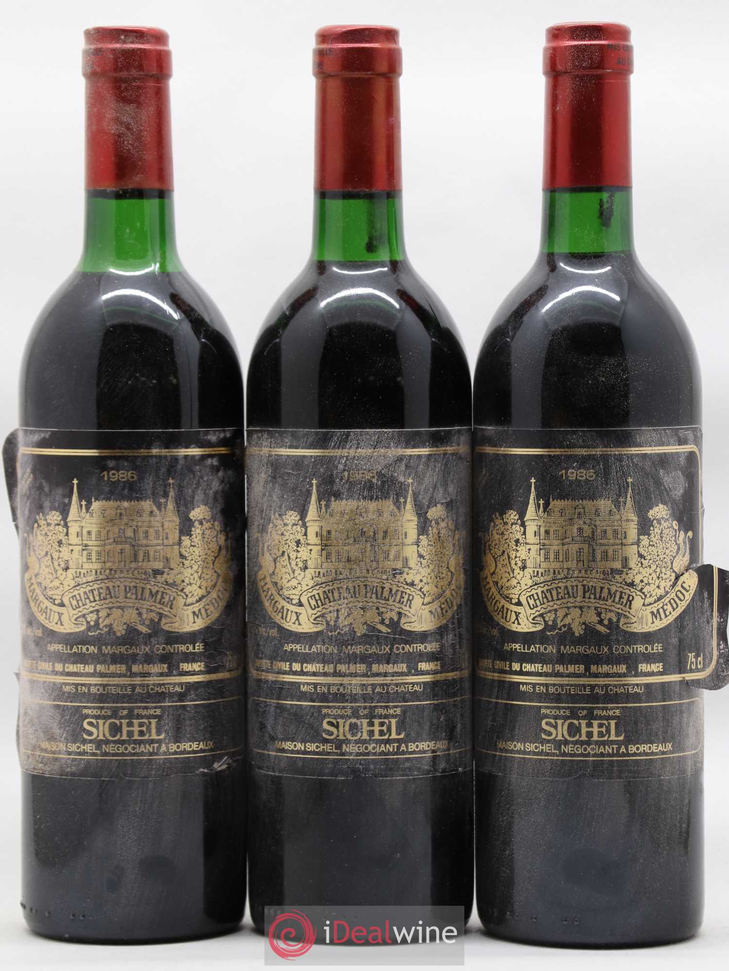Château Palmer 3ème Grand Cru Classé 1986 - Lot de 12 bouteilles - 3