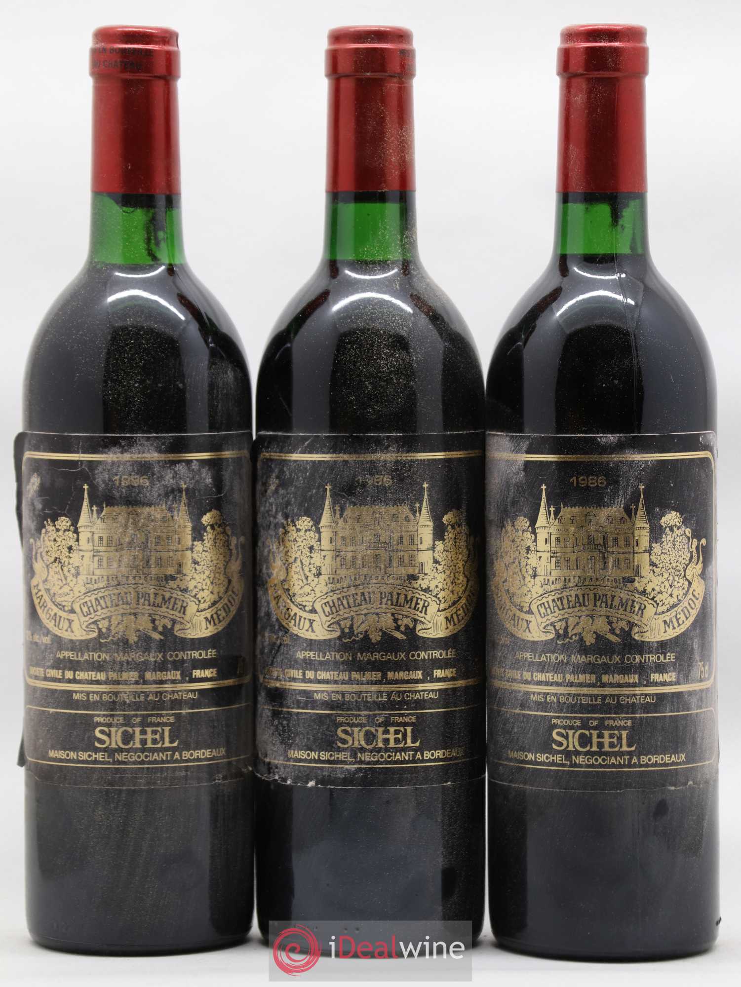 Château Palmer 3ème Grand Cru Classé 1986 - Lot de 12 bouteilles - 4