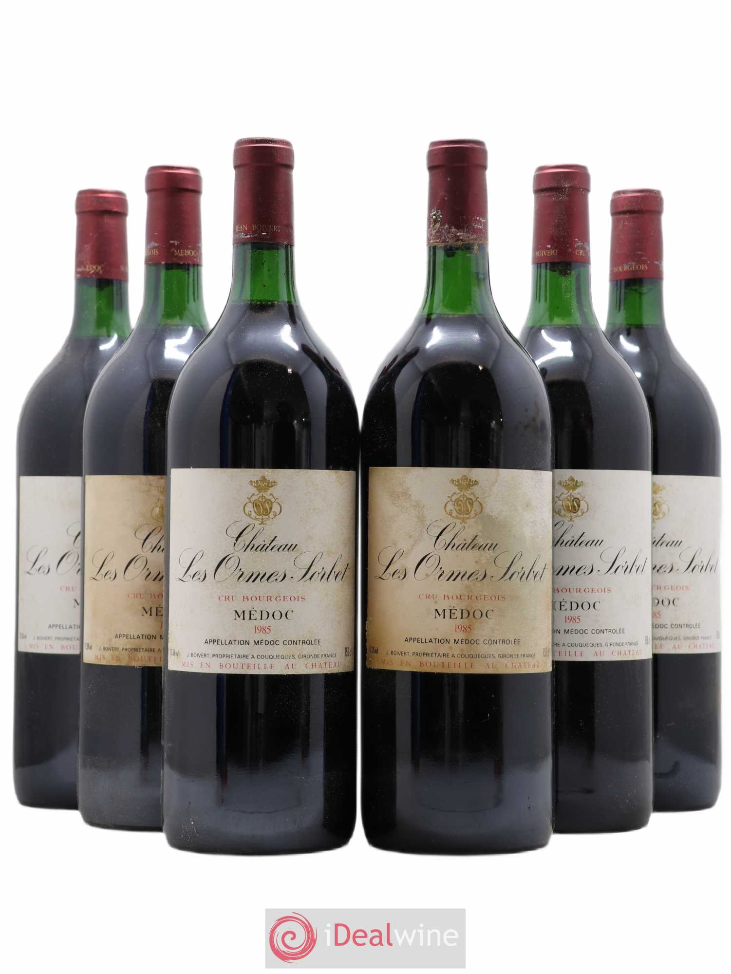 Château les Ormes Sorbet Cru Bourgeois 1985 - Lot de 6 magnums - 0