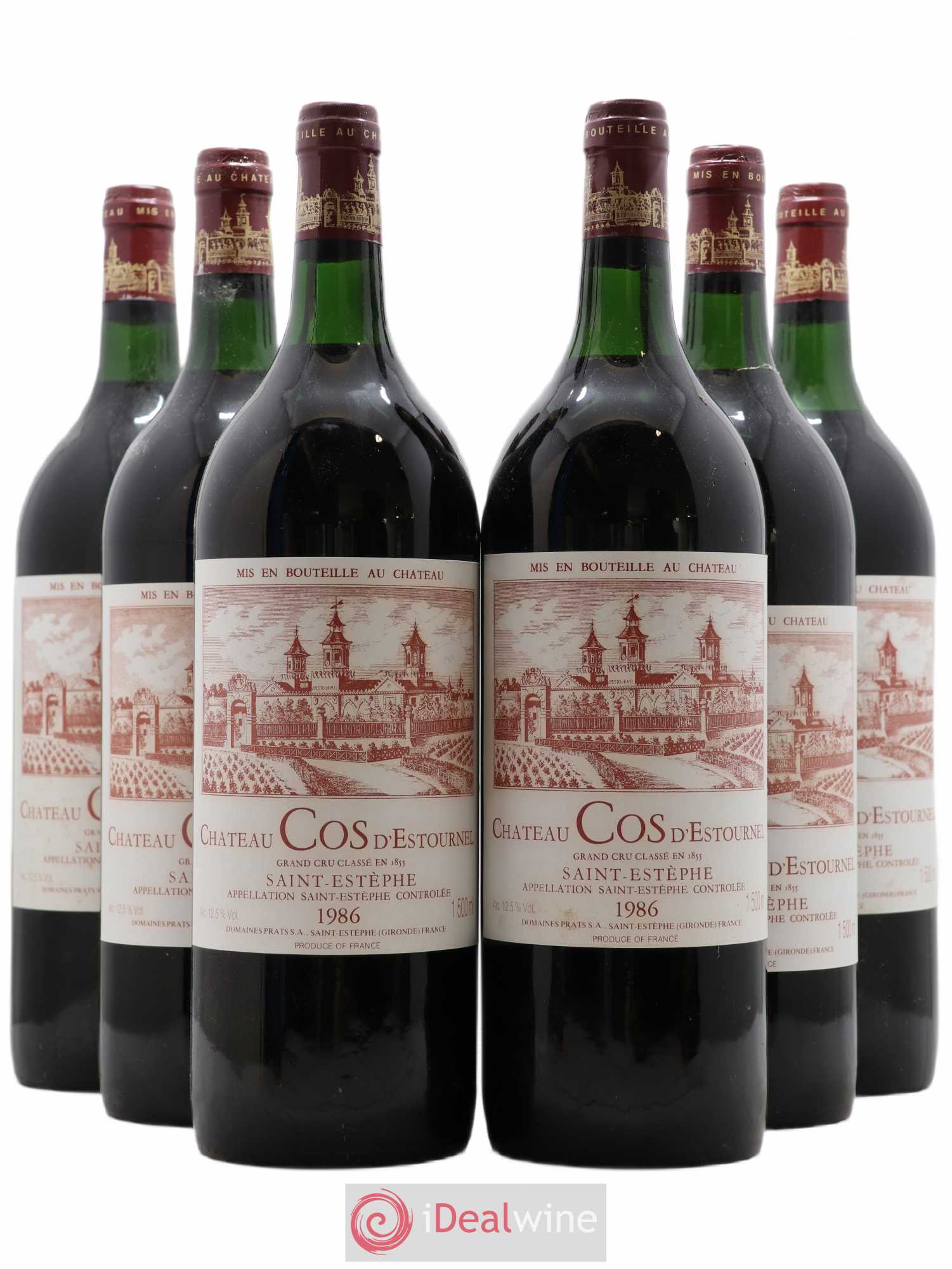 Cos d'Estournel 2ème Grand Cru Classé 1986 - Lot de 6 magnums - 0