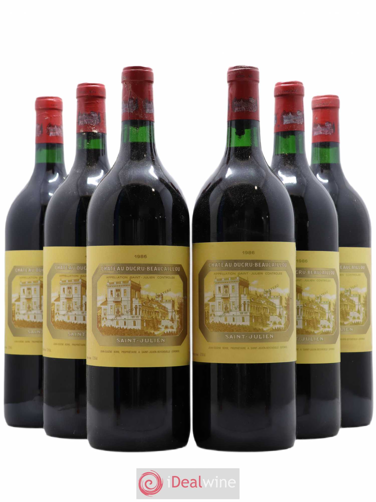 Château Ducru Beaucaillou 2ème Grand Cru Classé 1986 - Lot de 6 magnums - 0