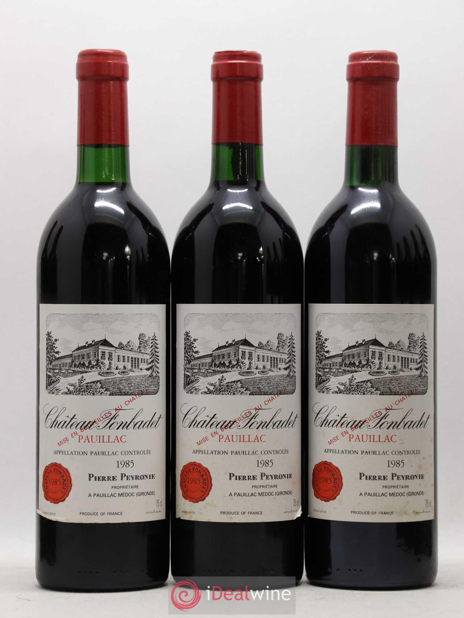 Château Fonbadet 1985 - Lot de 12 bouteilles - 2