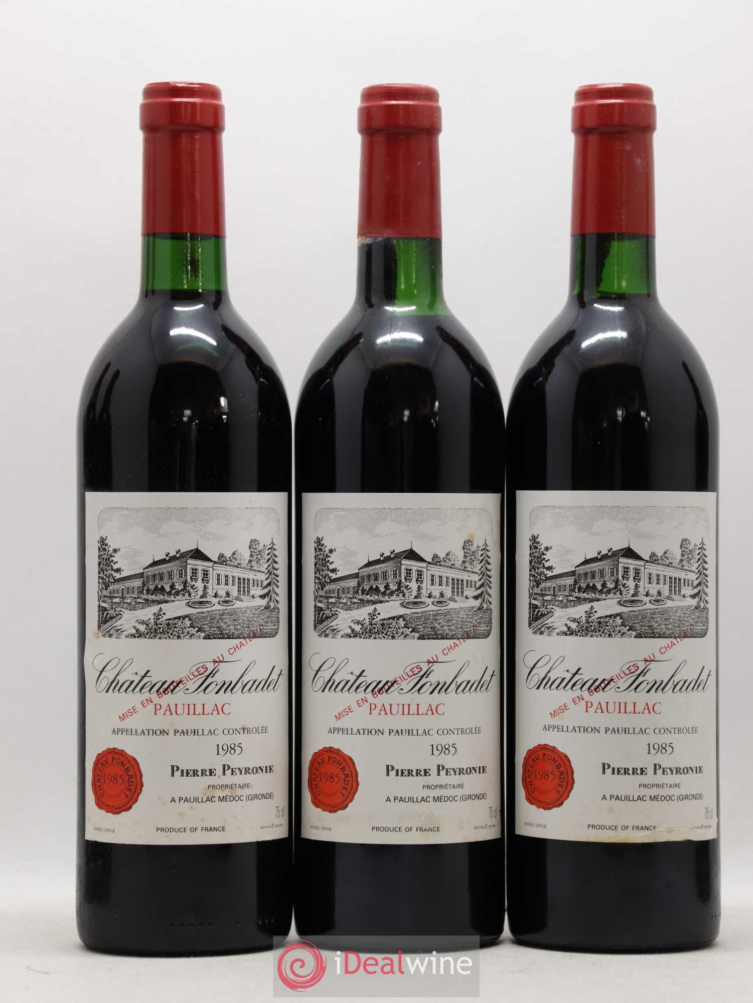 Château Fonbadet 1985 - Lot de 12 bouteilles - 3