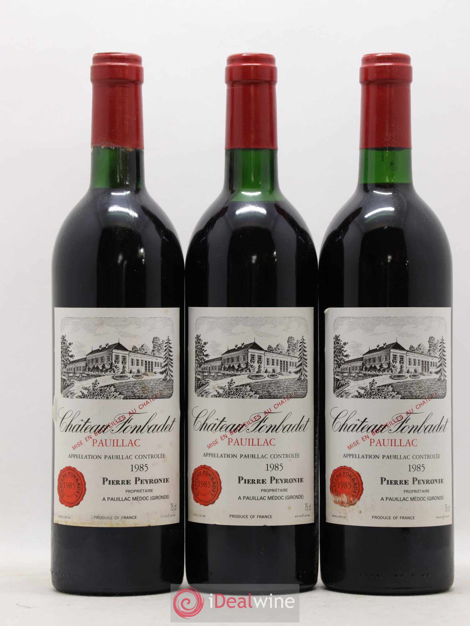 Château Fonbadet 1985 - Lot de 12 bouteilles - 4