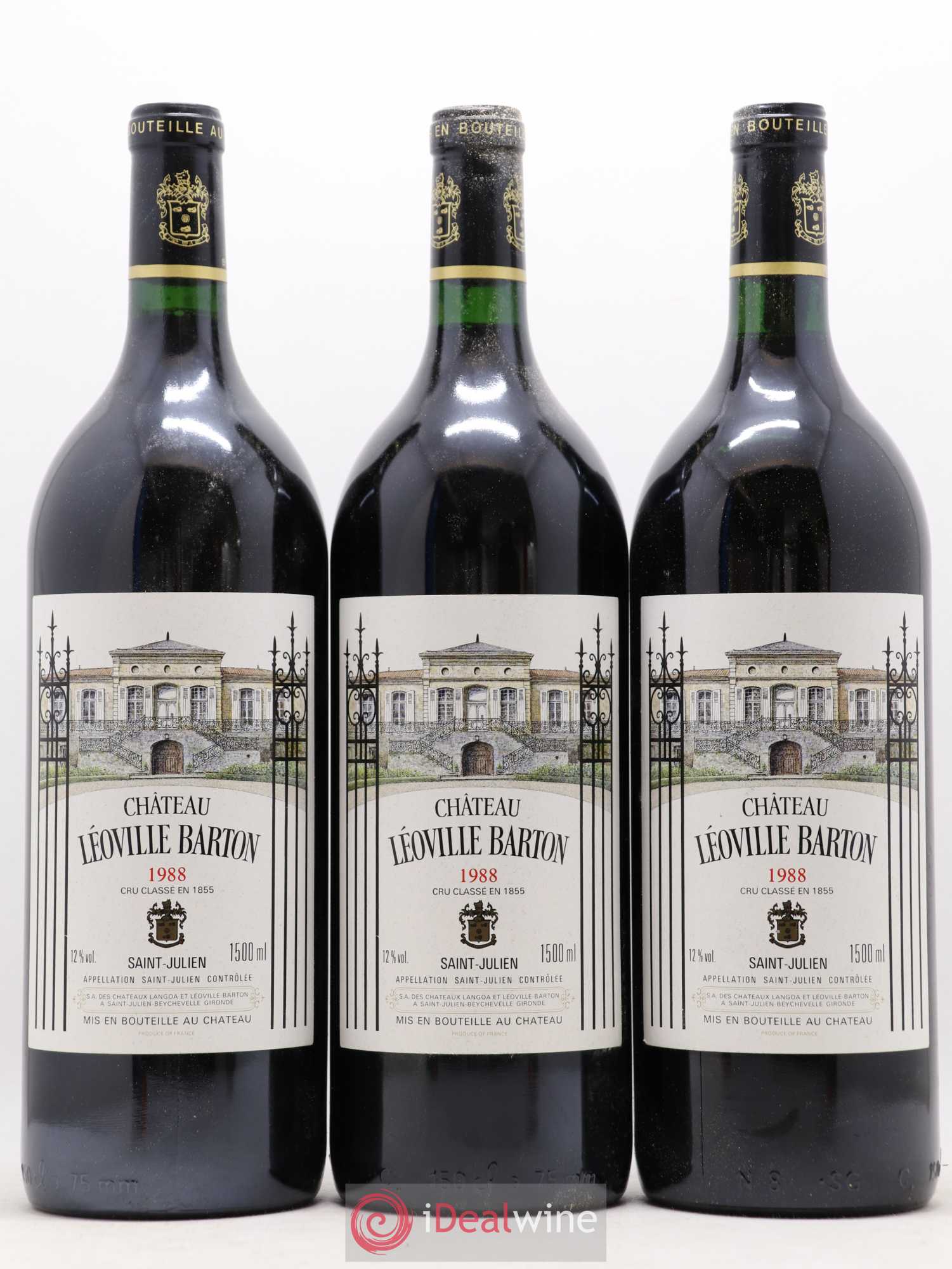 Château Léoville Barton 2ème Grand Cru Classé 1988 - Lot de 6 magnums - 2