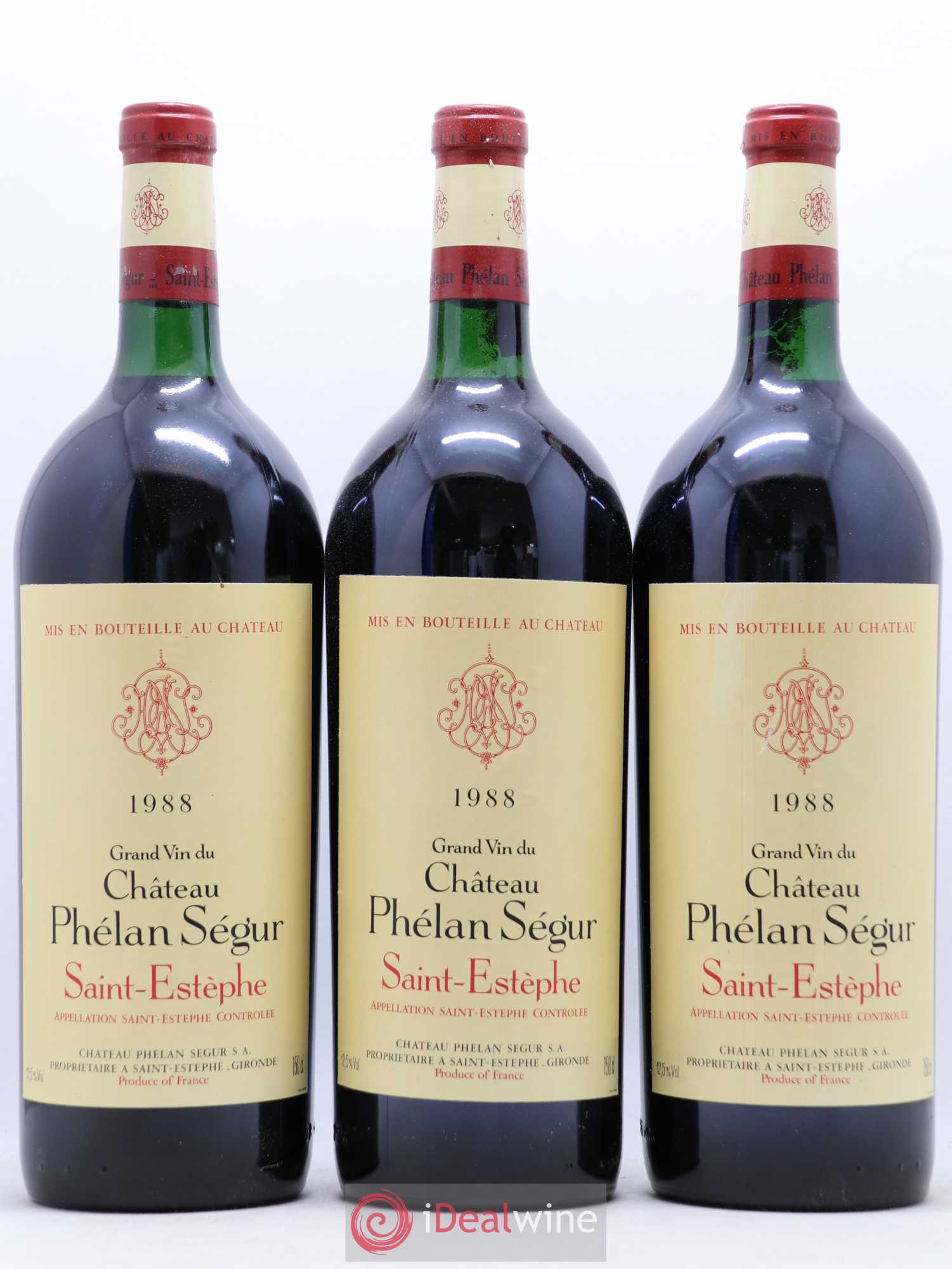 Château Phélan Ségur 1988 - Lot de 6 magnums - 1