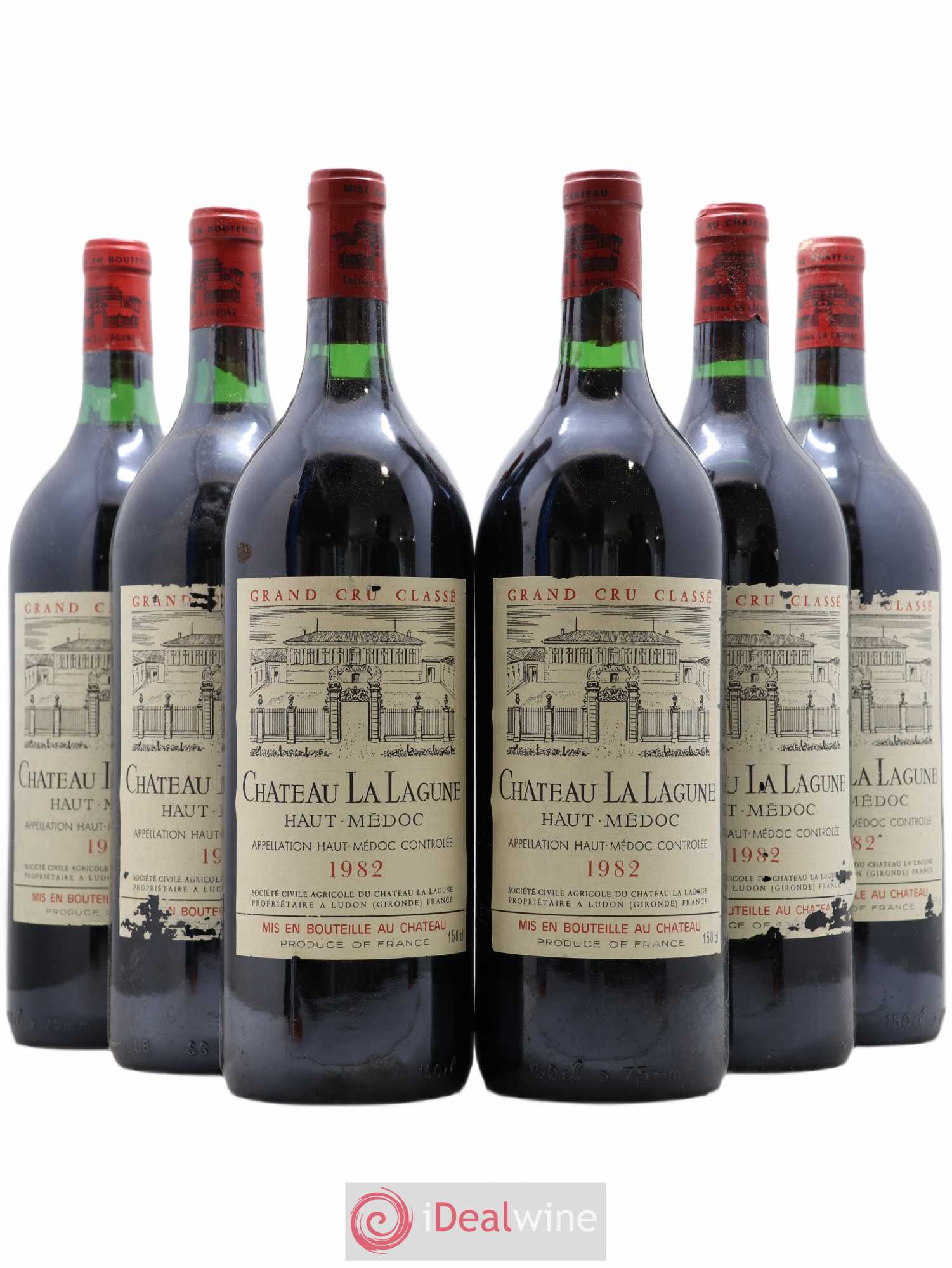 Château la Lagune 3ème Grand Cru Classé 1982 - Lot de 6 magnums - 0