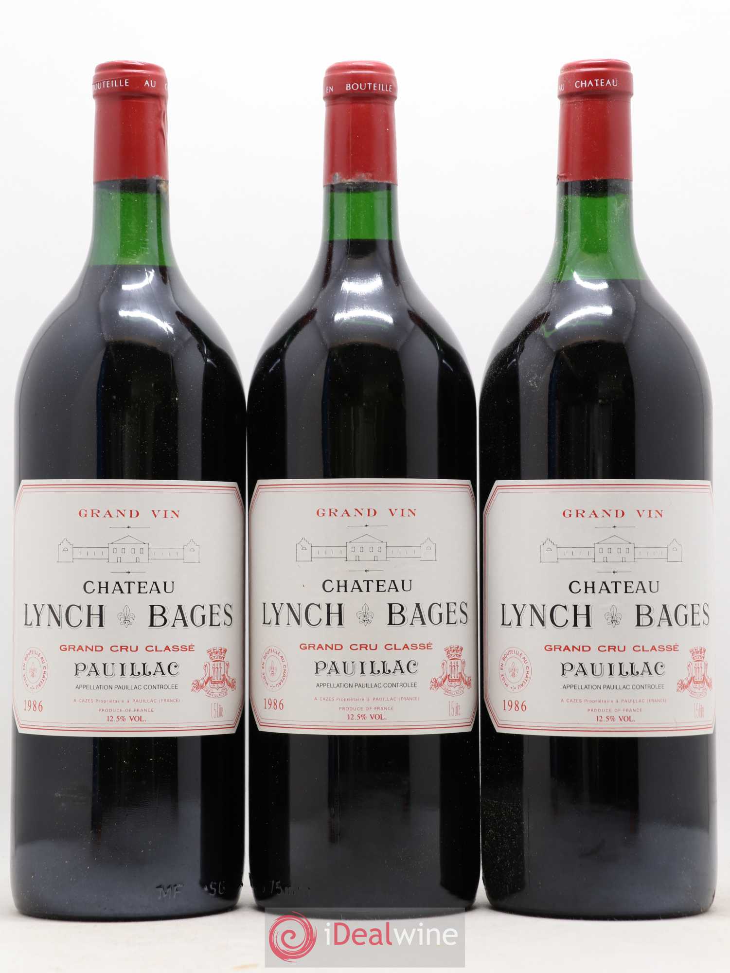Château Lynch Bages 5ème Grand Cru Classé 1986 - Lot de 6 magnums - 2