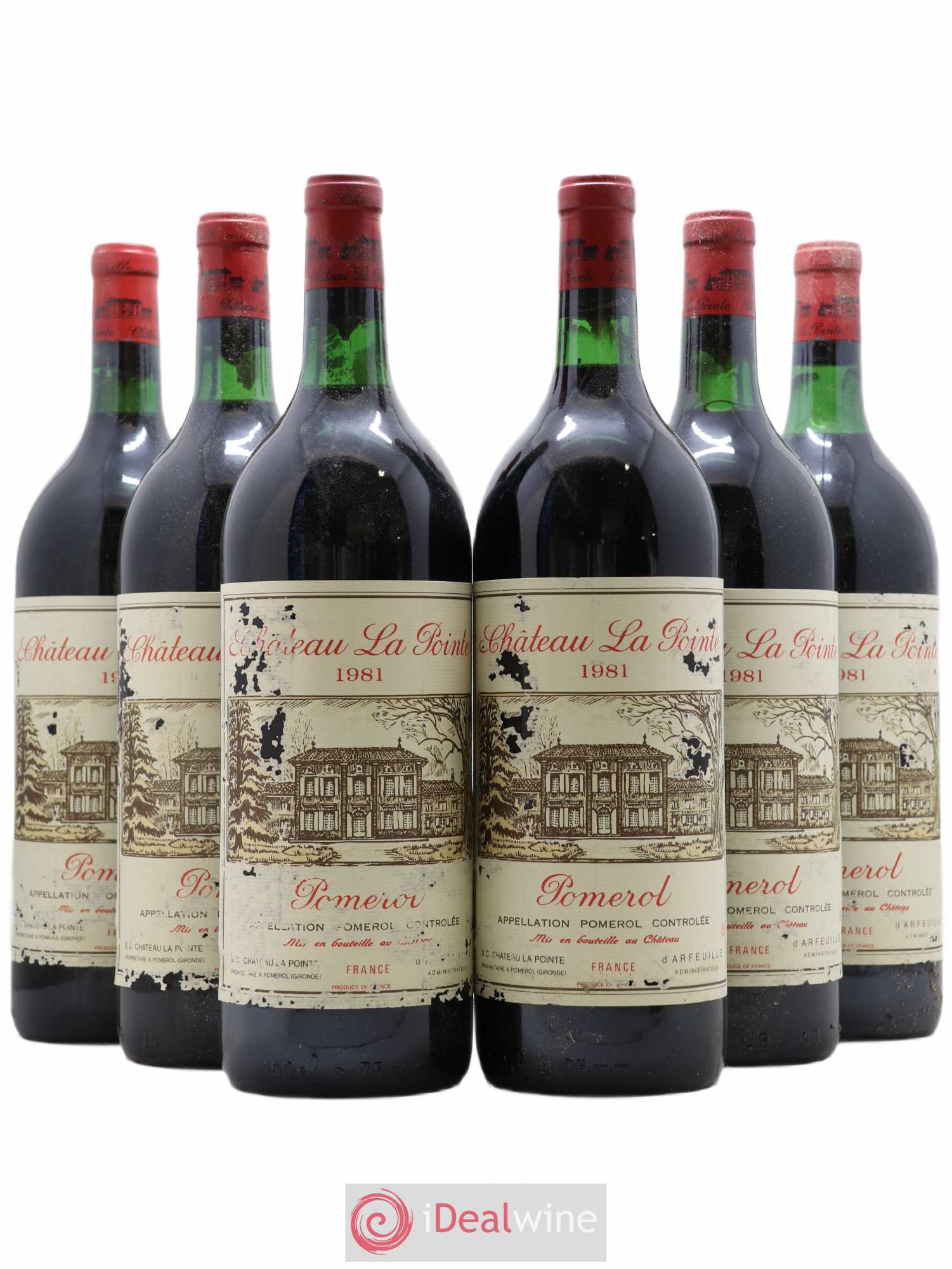 Château la Pointe 1981 - Lot de 6 magnums - 0