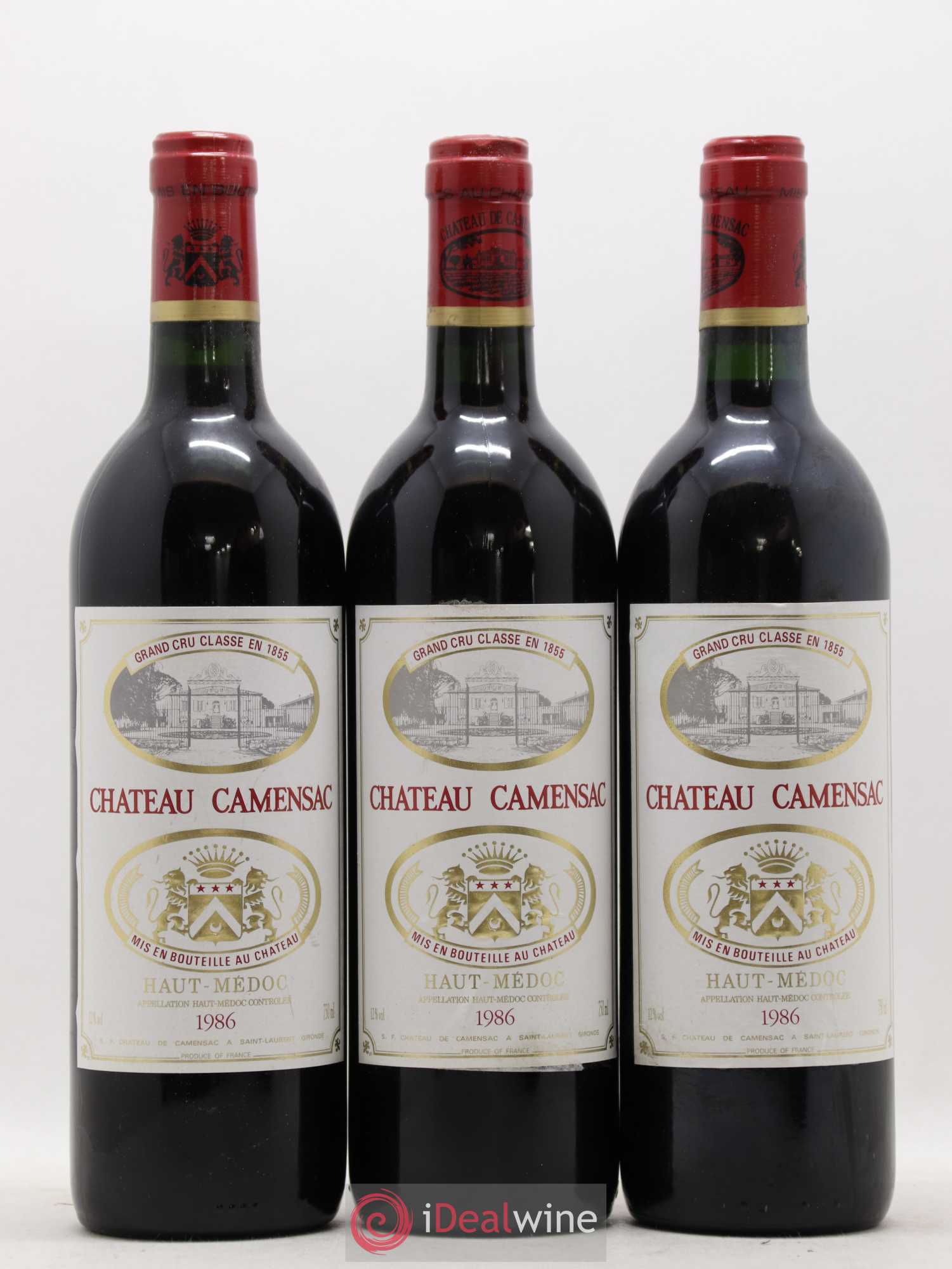 Château Camensac 5ème Grand Cru Classé 1986 - Lot de 12 bouteilles - 4
