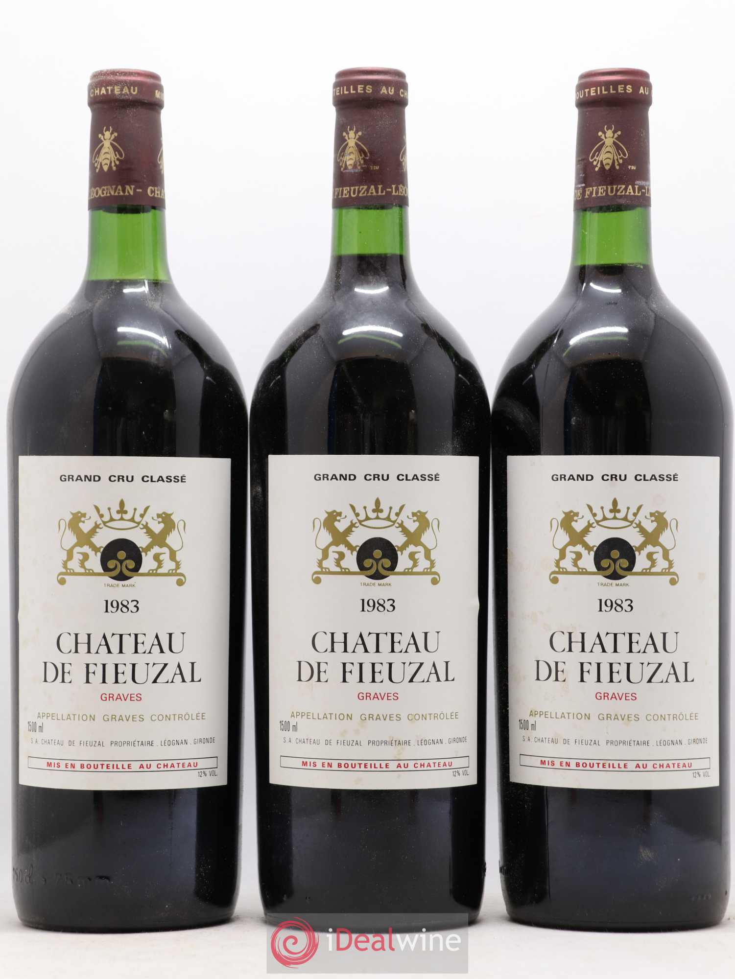 Château de Fieuzal Cru Classé de Graves 1983 - Lot de 6 magnums - 2