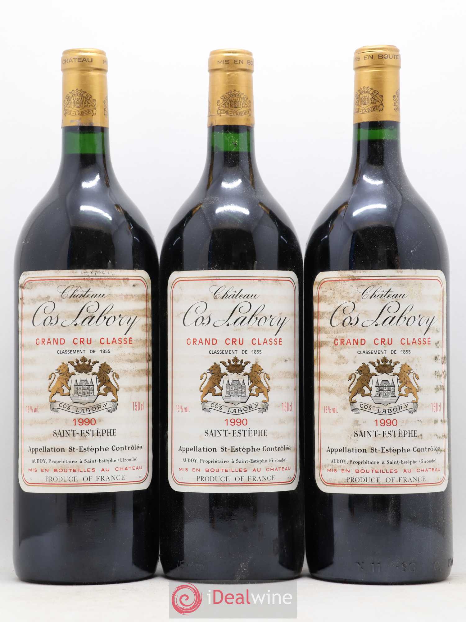 Château Cos Labory 5ème Grand Cru Classé 1990 - Lot de 6 magnums - 2