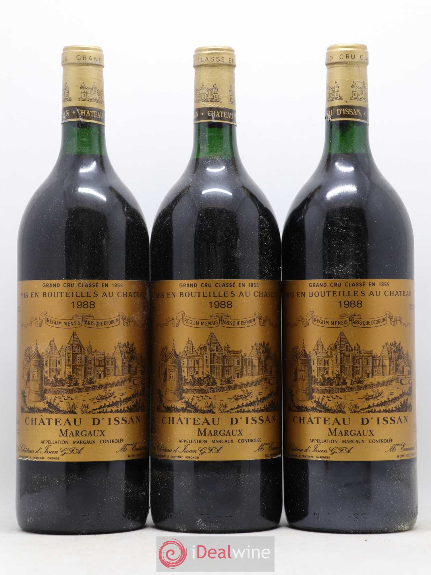 Château d'Issan 3ème Grand Cru Classé 1988 - Lot de 6 magnums - 1