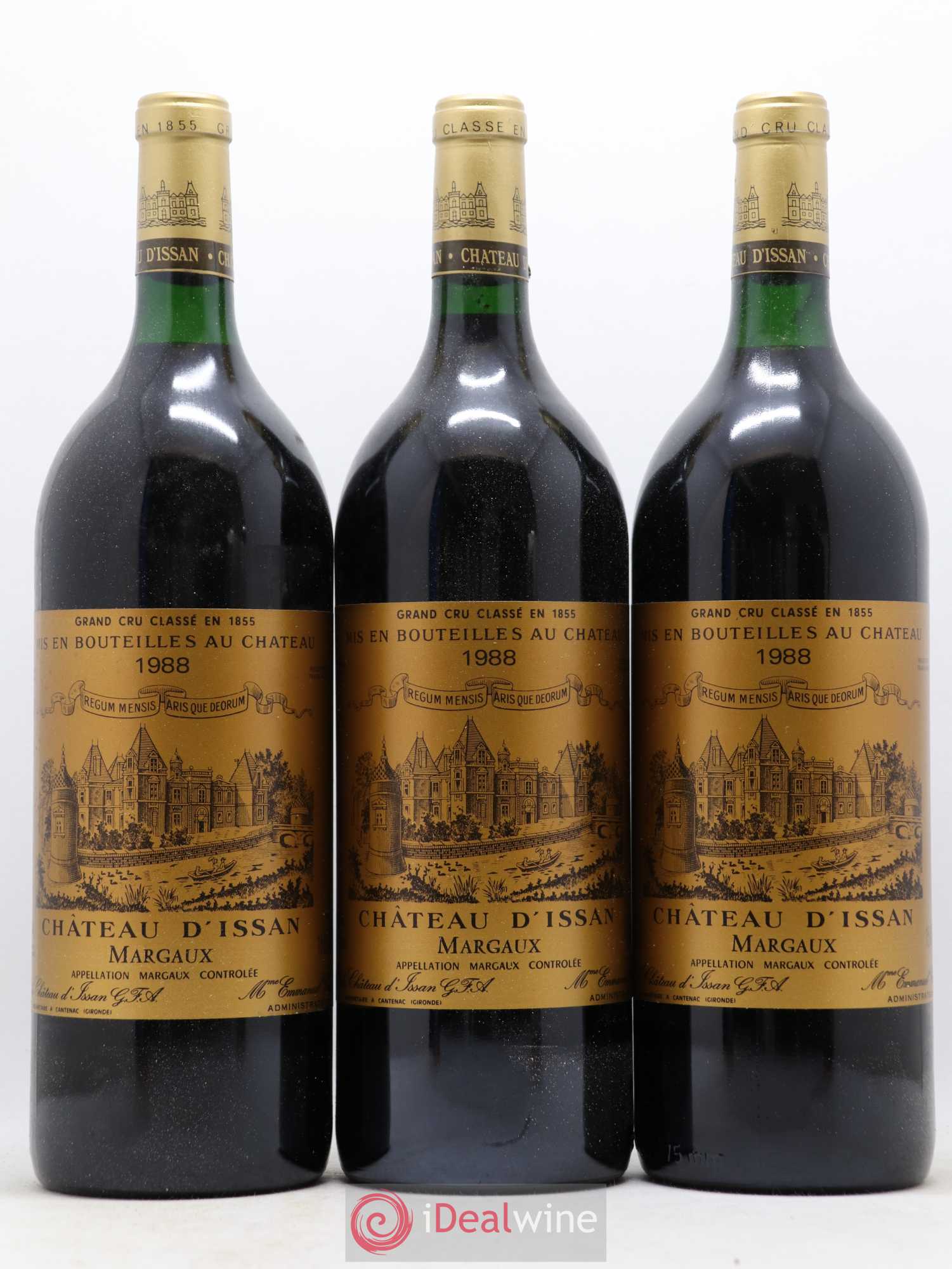 Château d'Issan 3ème Grand Cru Classé 1988 - Lot de 6 magnums - 1