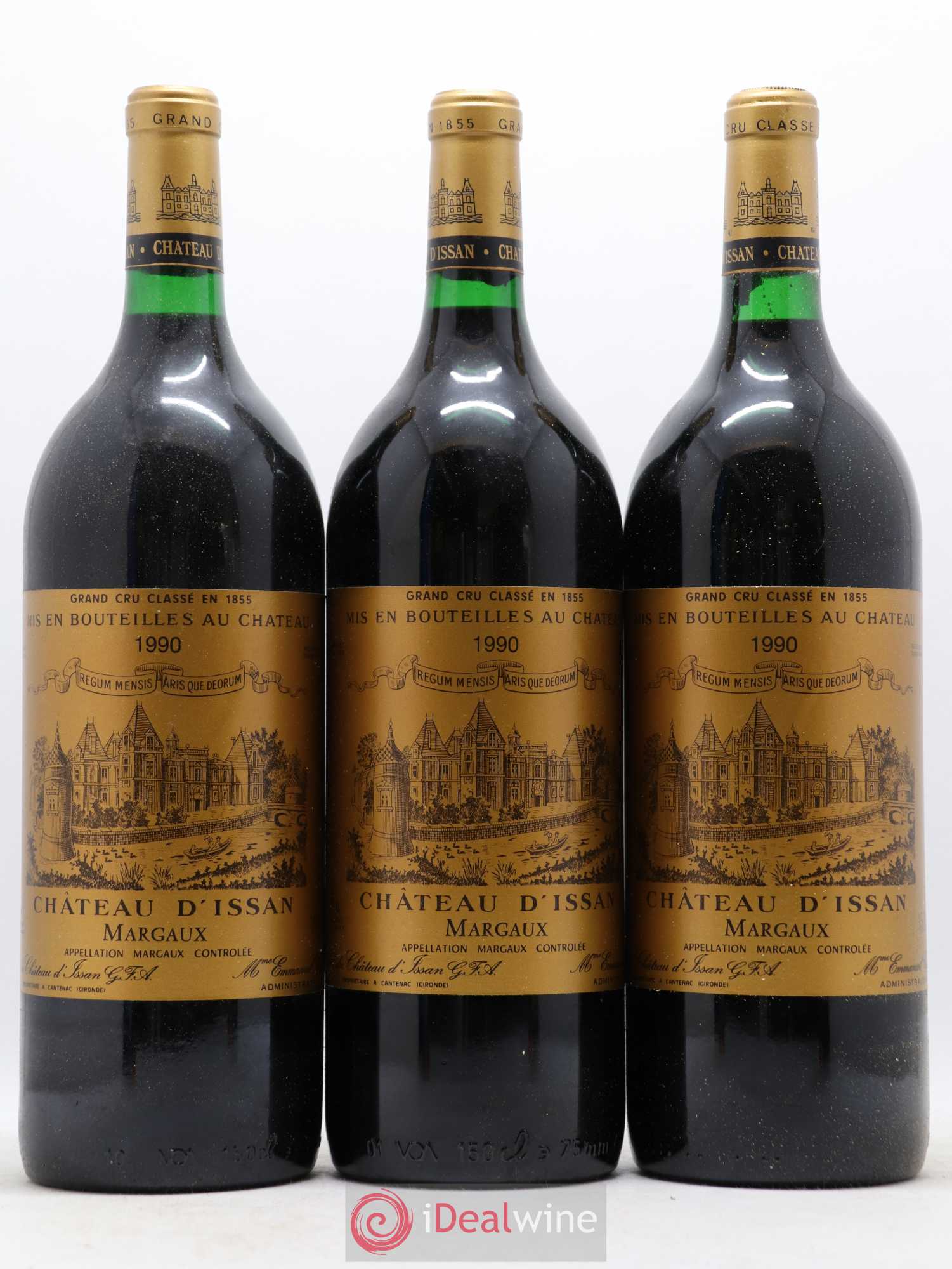 Château d'Issan 3ème Grand Cru Classé 1990 - Lot de 6 magnums - 1