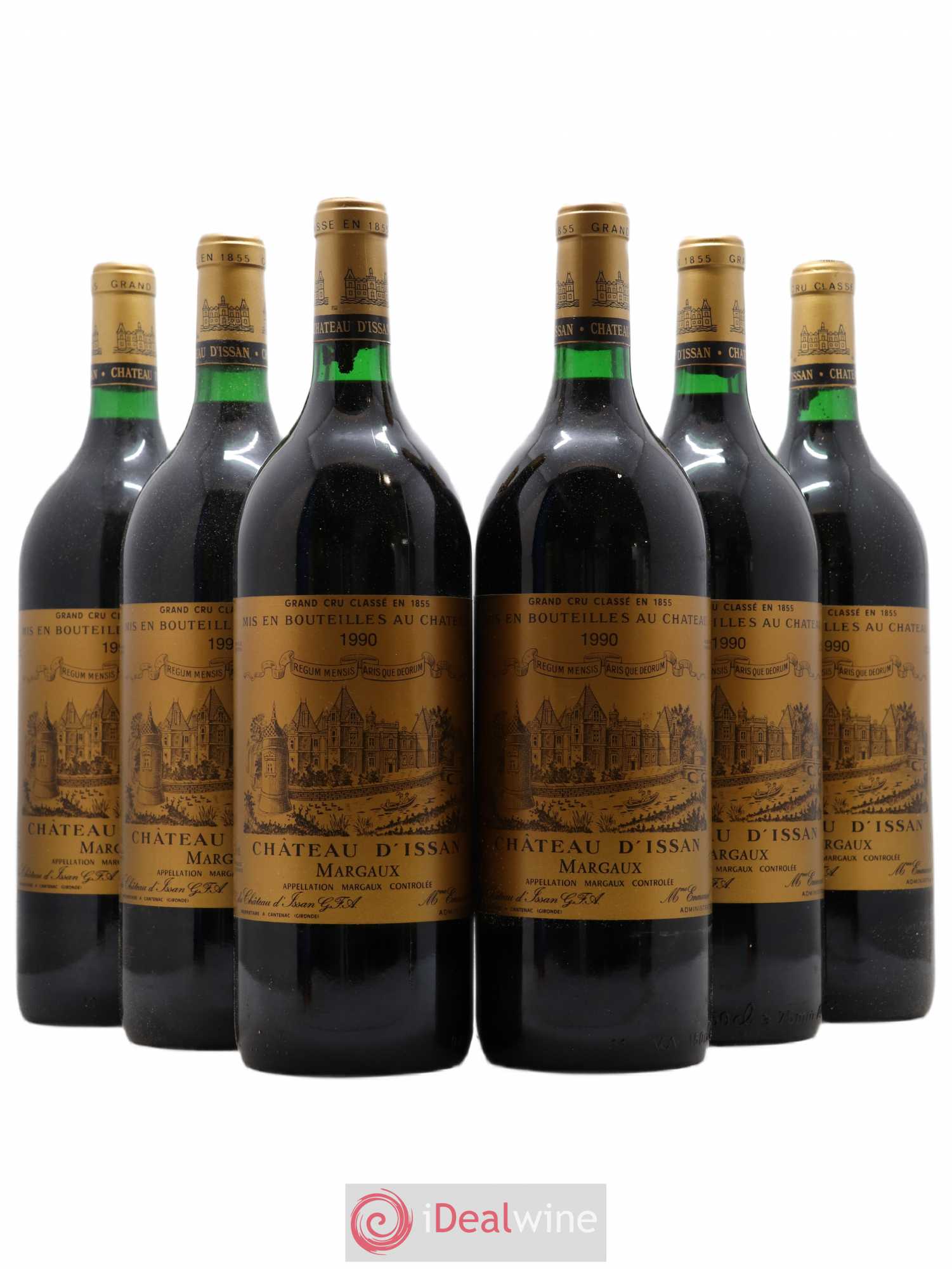 Château d'Issan 3ème Grand Cru Classé 1990 - Lot de 6 magnums - 0