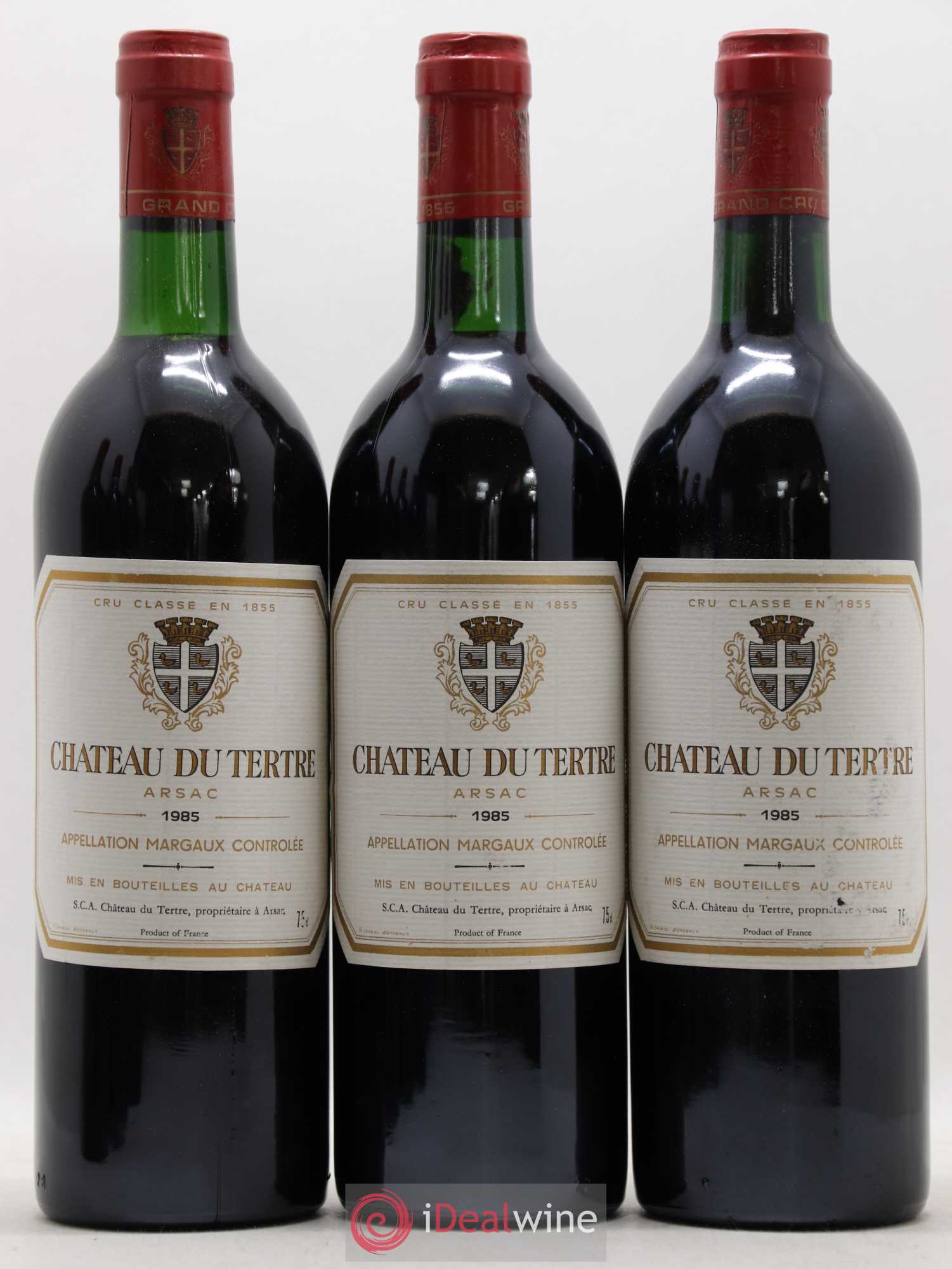 Château du Tertre 5ème Grand Cru Classé 1985 - Lot de 6 bouteilles - 1