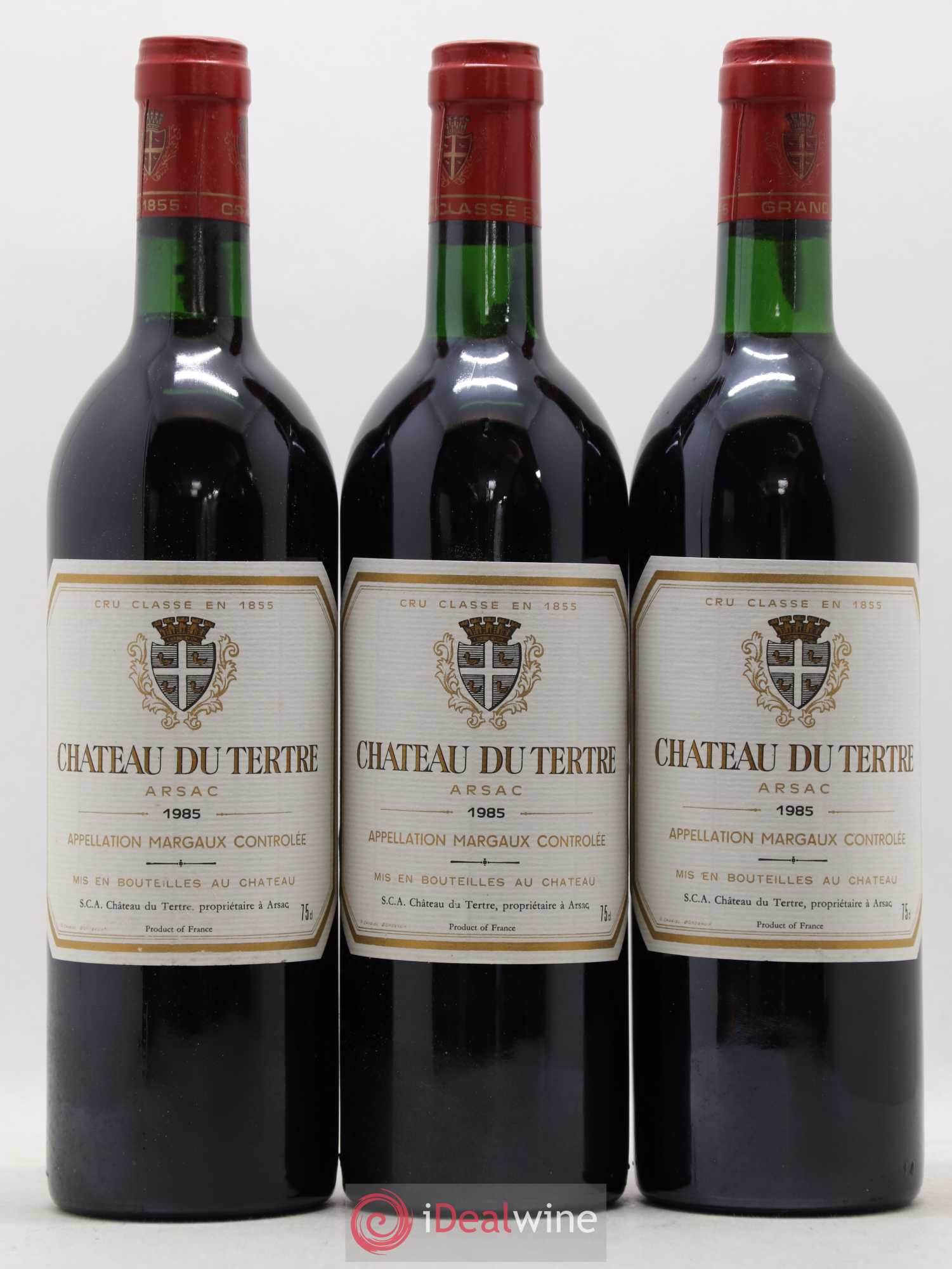 Château du Tertre 5ème Grand Cru Classé 1985 - Lot de 6 bouteilles - 2