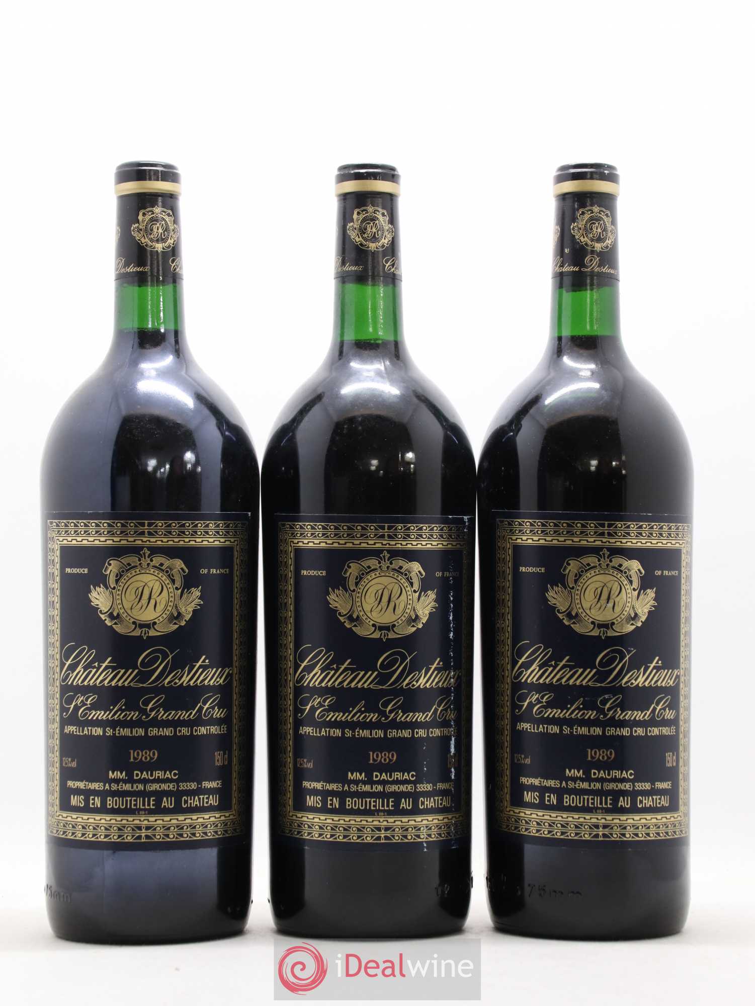 Château Destieux Grand Cru Classé 1989 - Lot de 6 magnums - 2