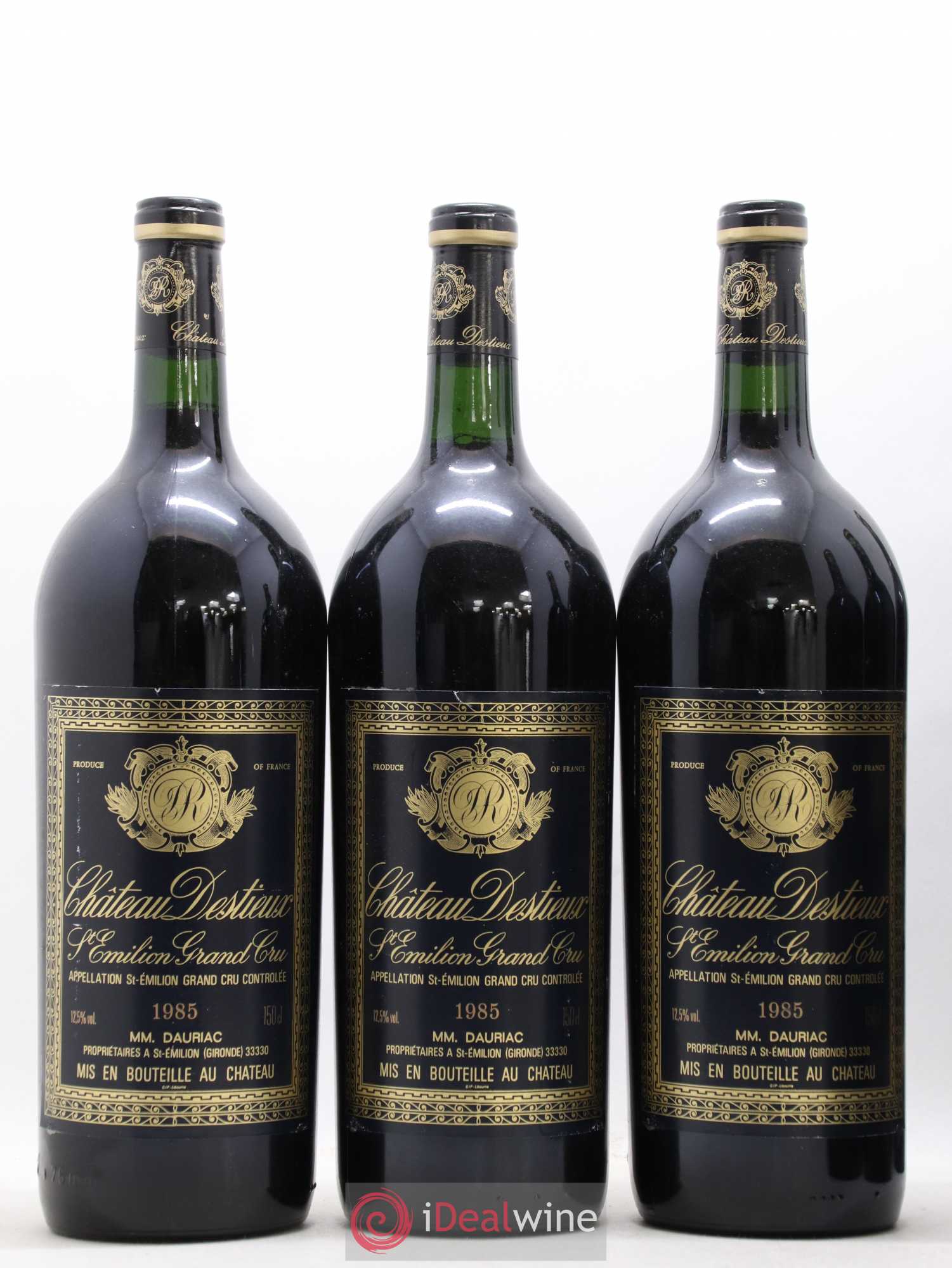 Château Destieux Grand Cru Classé 1985 - Lot de 6 magnums - 1