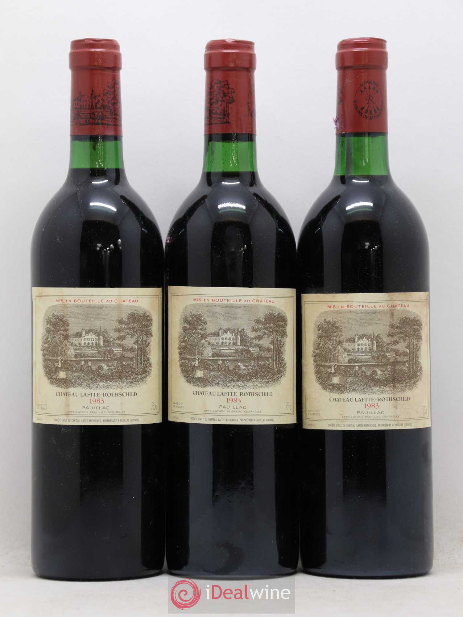 Château Lafite Rothschild 1er Grand Cru Classé 1983 - Lot de 6 bouteilles - 1