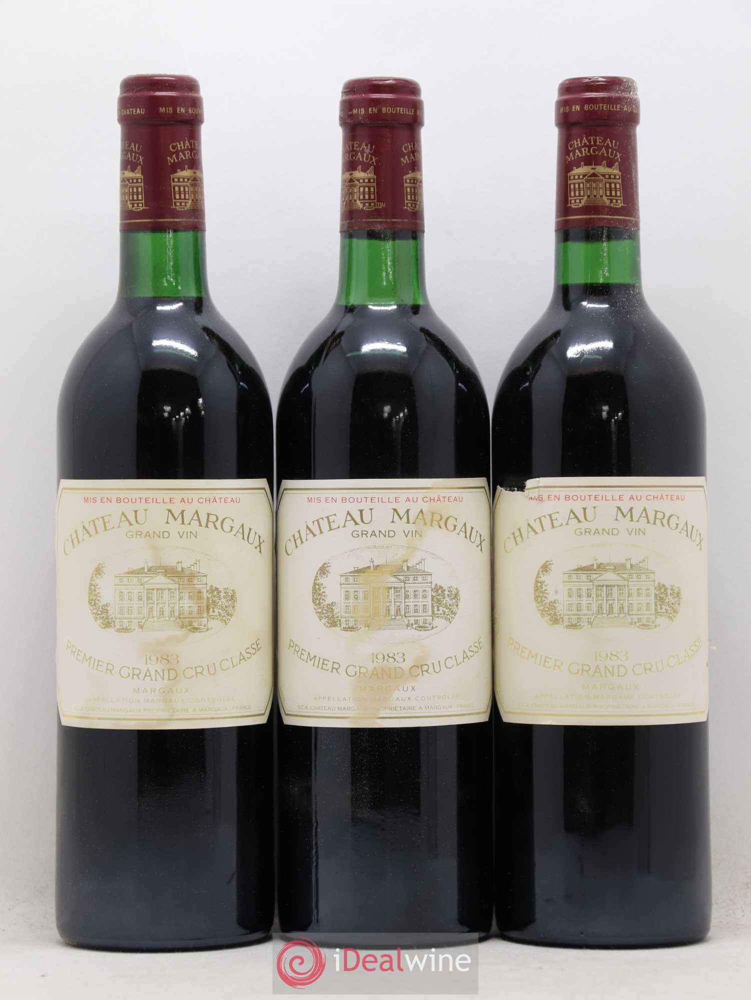 Château Margaux 1er Grand Cru Classé 1983 - Lot de 6 bouteilles - 1