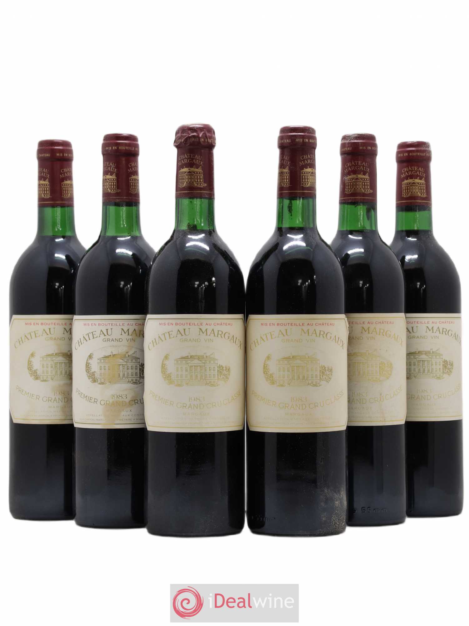 Château Margaux 1er Grand Cru Classé 1983 - Lot de 6 bouteilles - 0